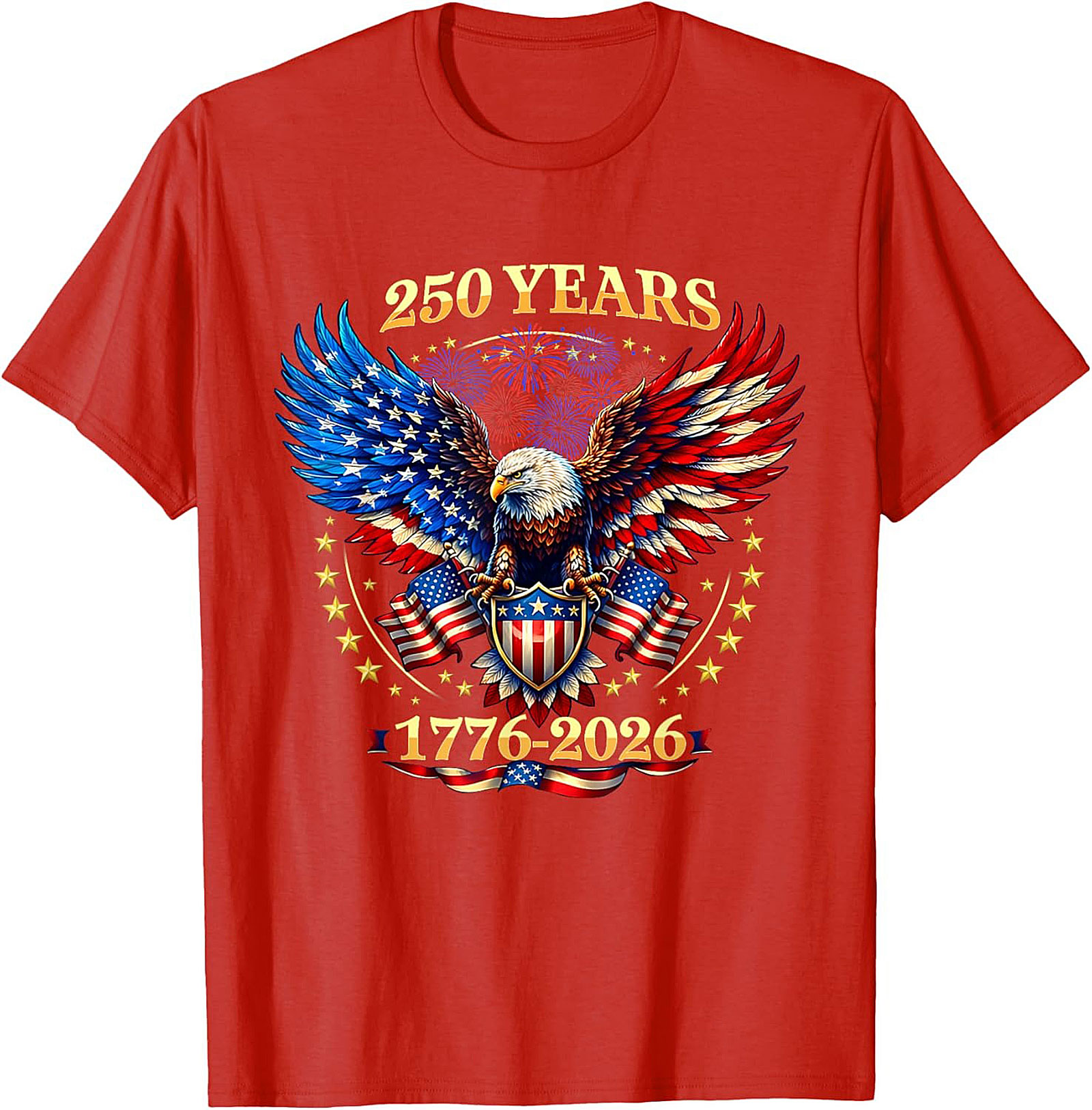 250 Years America T-Shirt | 1776-2026 Patriotic Graphic Tee