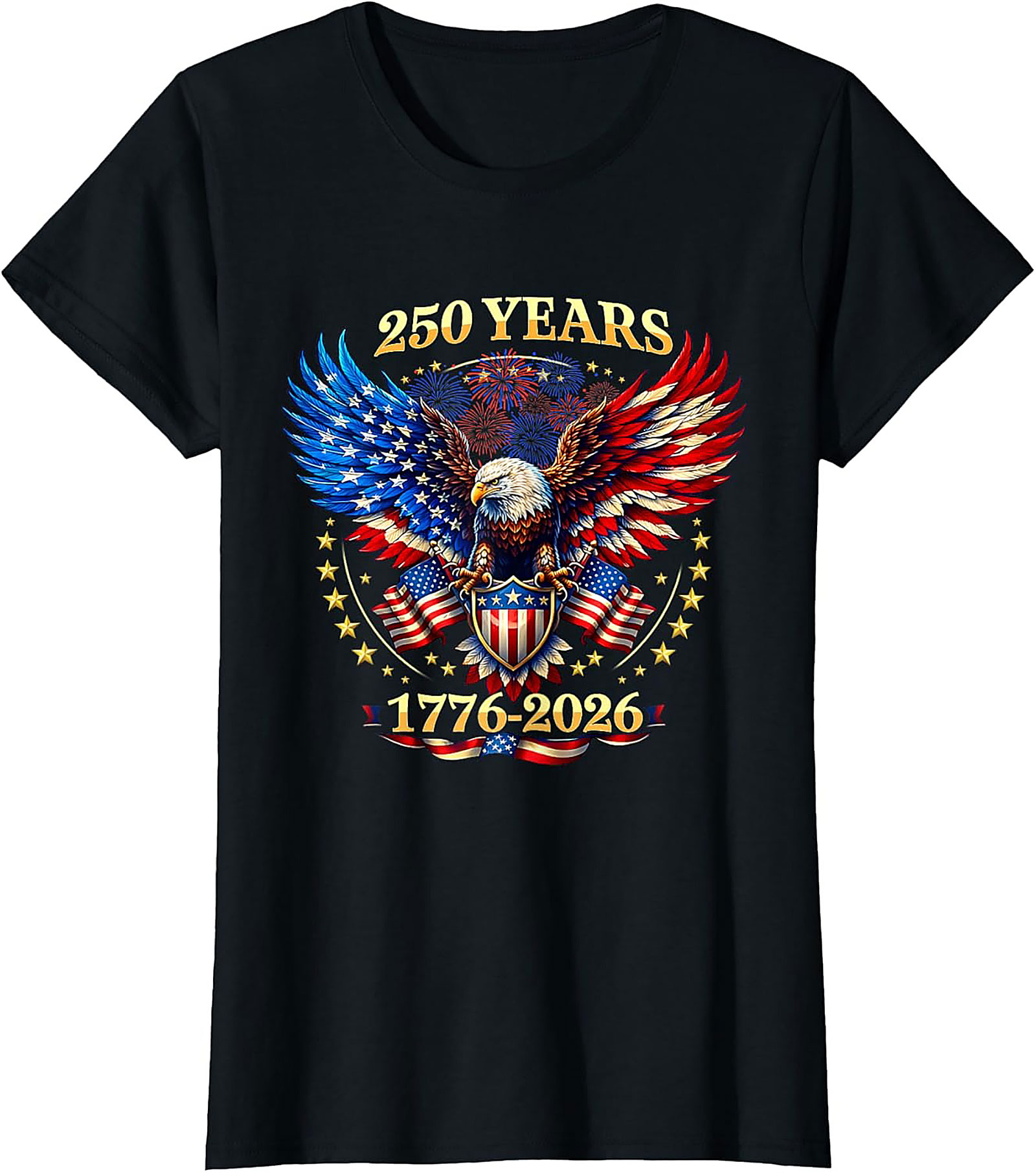 250 Years America T-Shirt | 1776-2026 Patriotic Graphic Tee