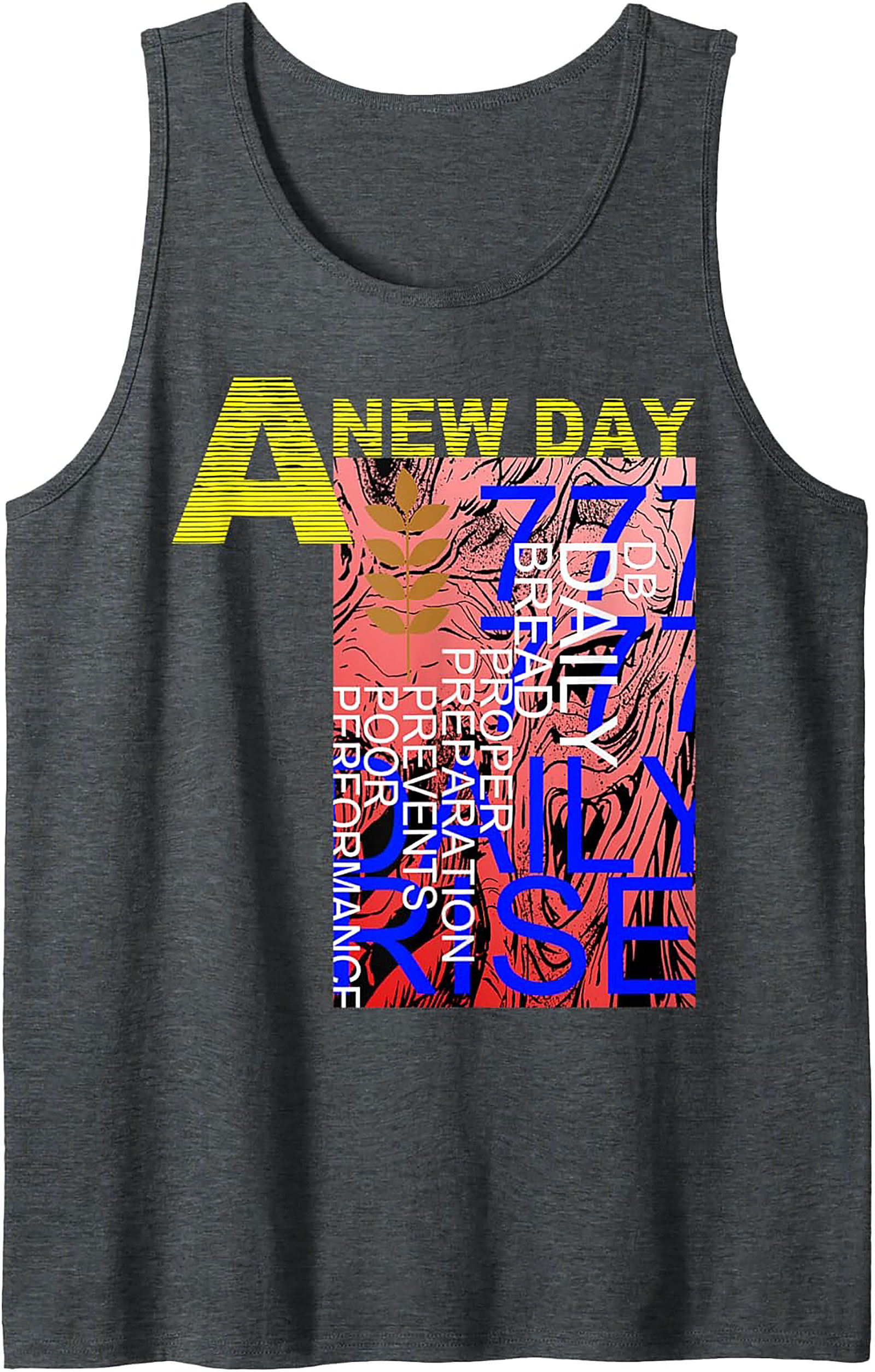 A New Day Motivational Graphic Tank Top Unisex Streetwear