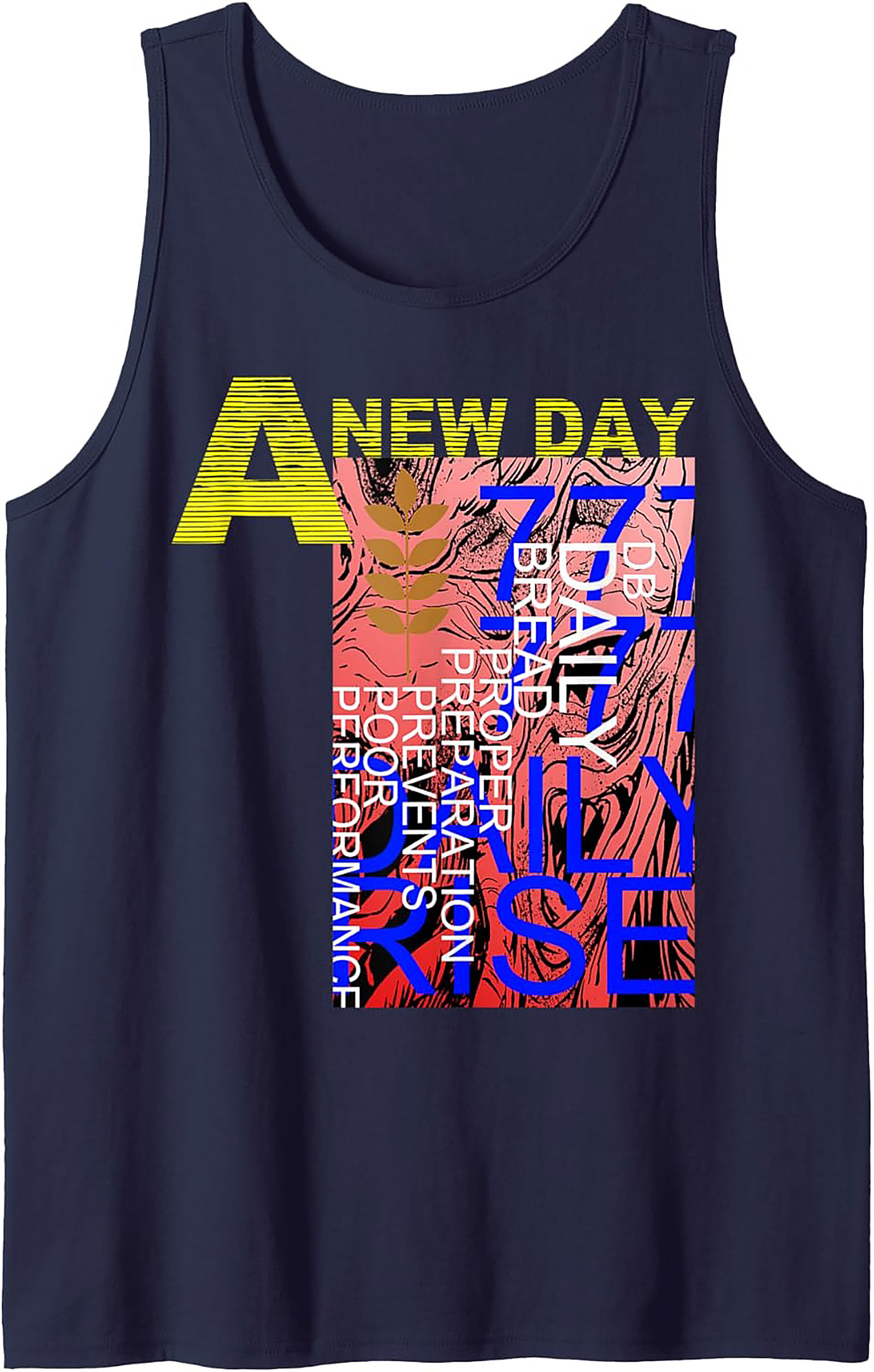 A New Day Motivational Graphic Tank Top Unisex Streetwear
