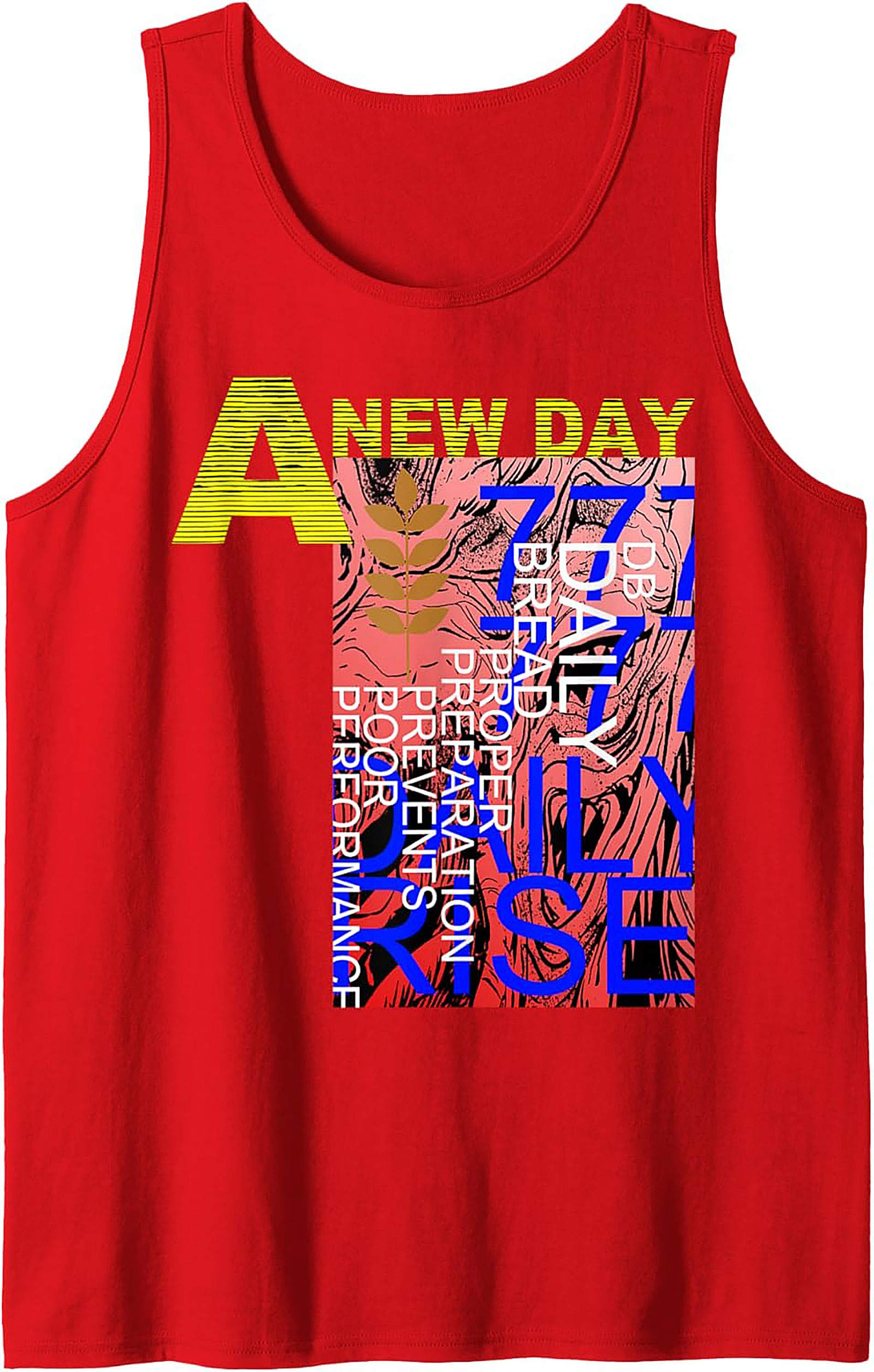 A New Day Motivational Graphic Tank Top Unisex Streetwear