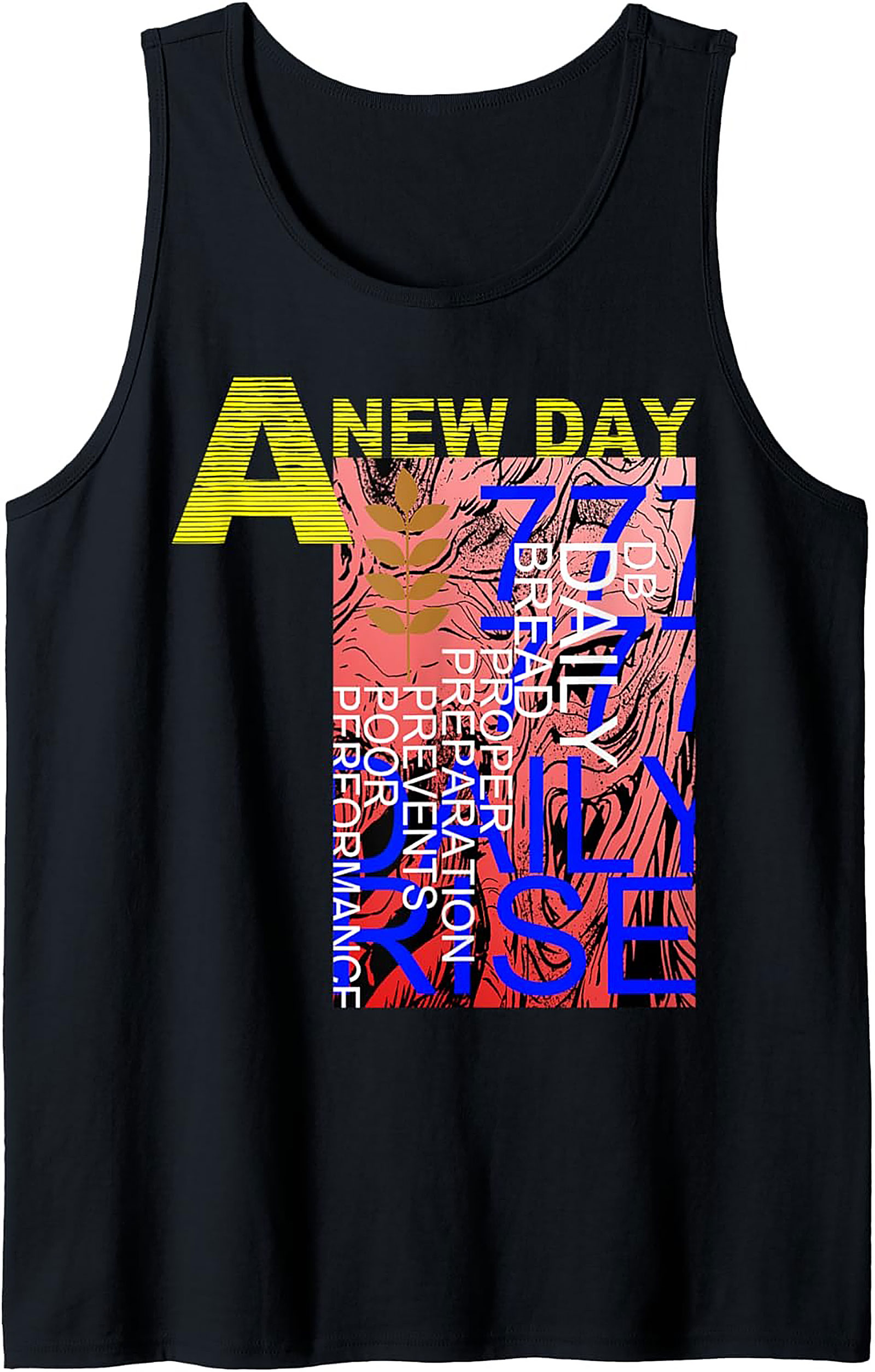 A New Day Motivational Graphic Tank Top Unisex Streetwear