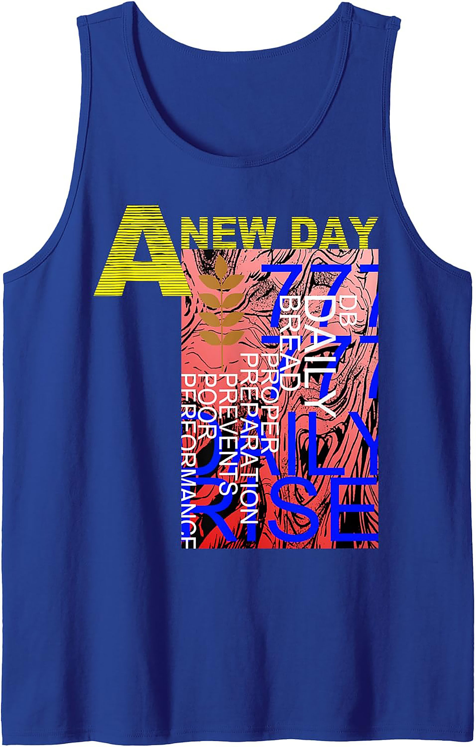 A New Day Motivational Graphic Tank Top Unisex Streetwear