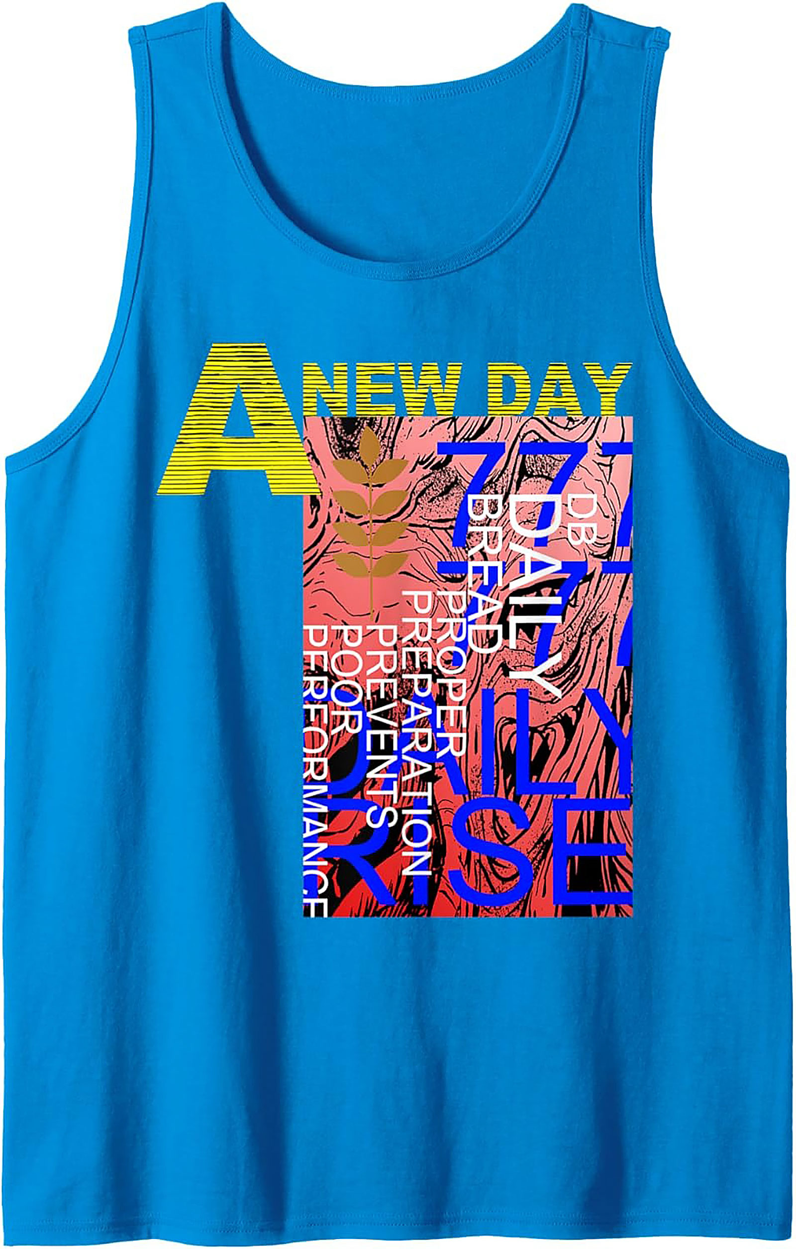 A New Day Motivational Graphic Tank Top Unisex Streetwear