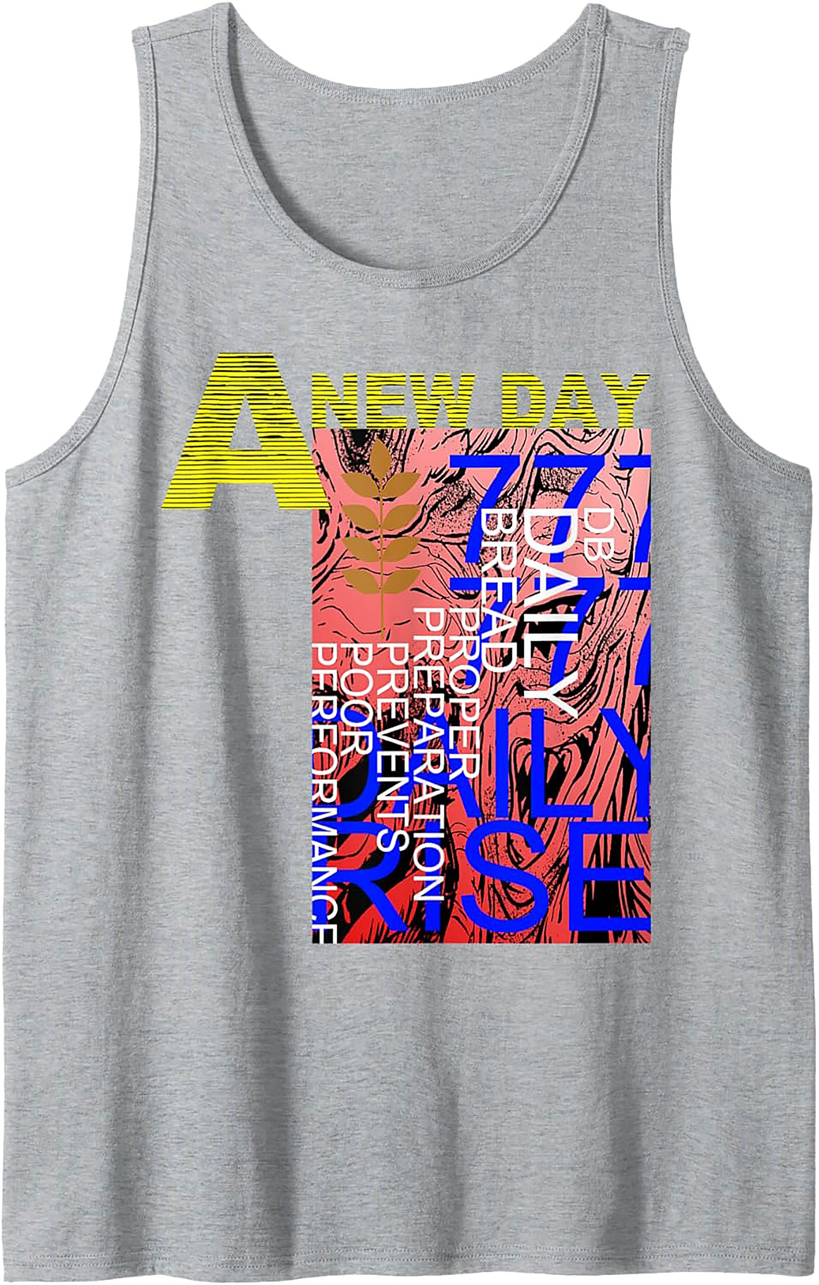 A New Day Motivational Graphic Tank Top Unisex Streetwear