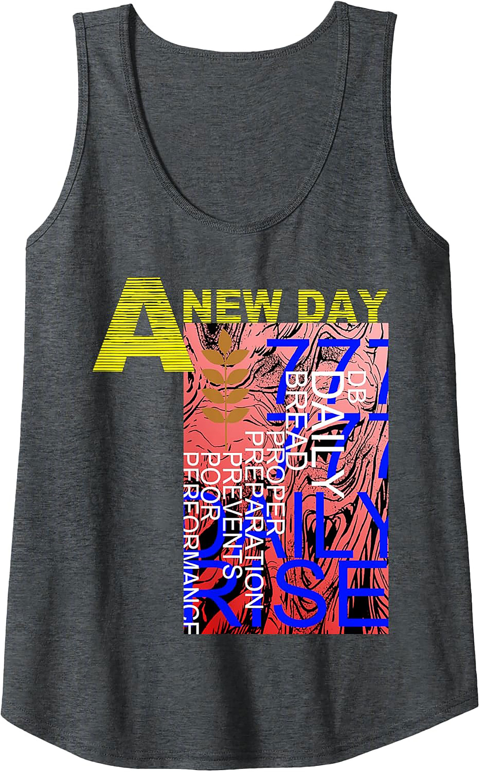 A New Day Motivational Graphic Tank Top Unisex Streetwear