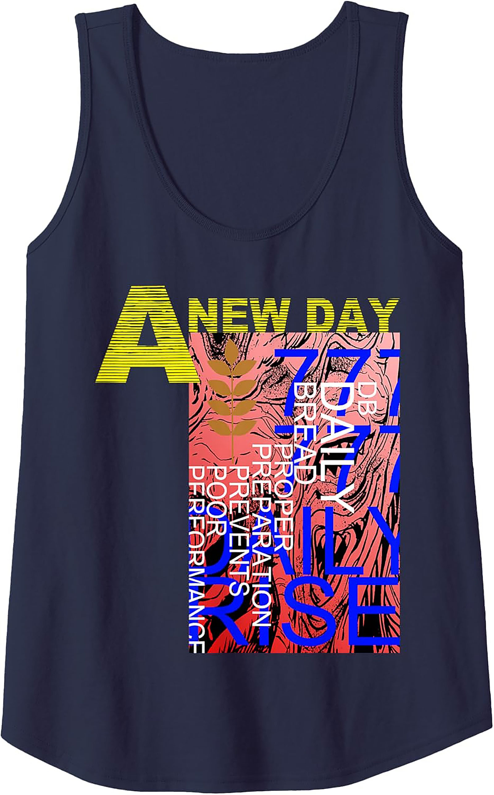 A New Day Motivational Graphic Tank Top Unisex Streetwear