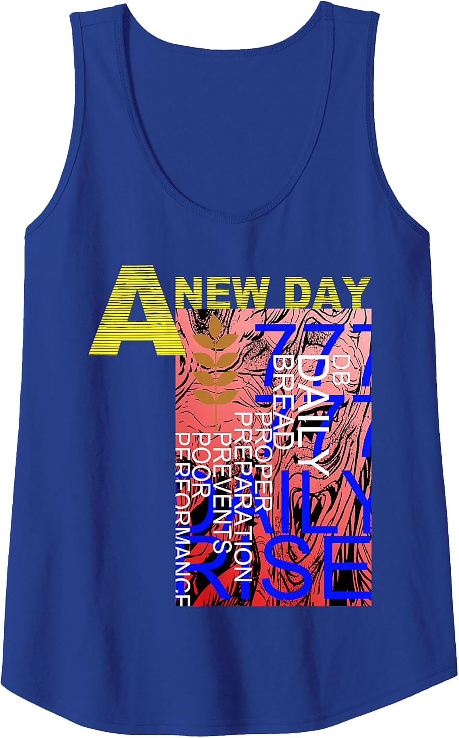 A New Day Motivational Graphic Tank Top Unisex Streetwear