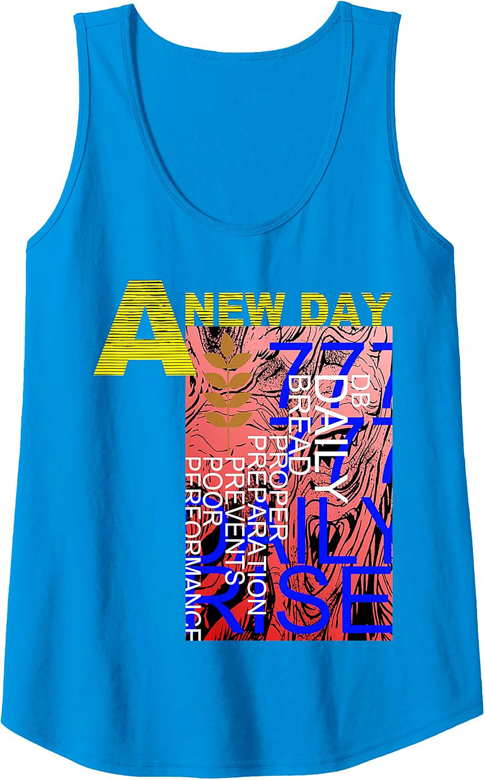 A New Day Motivational Graphic Tank Top Unisex Streetwear