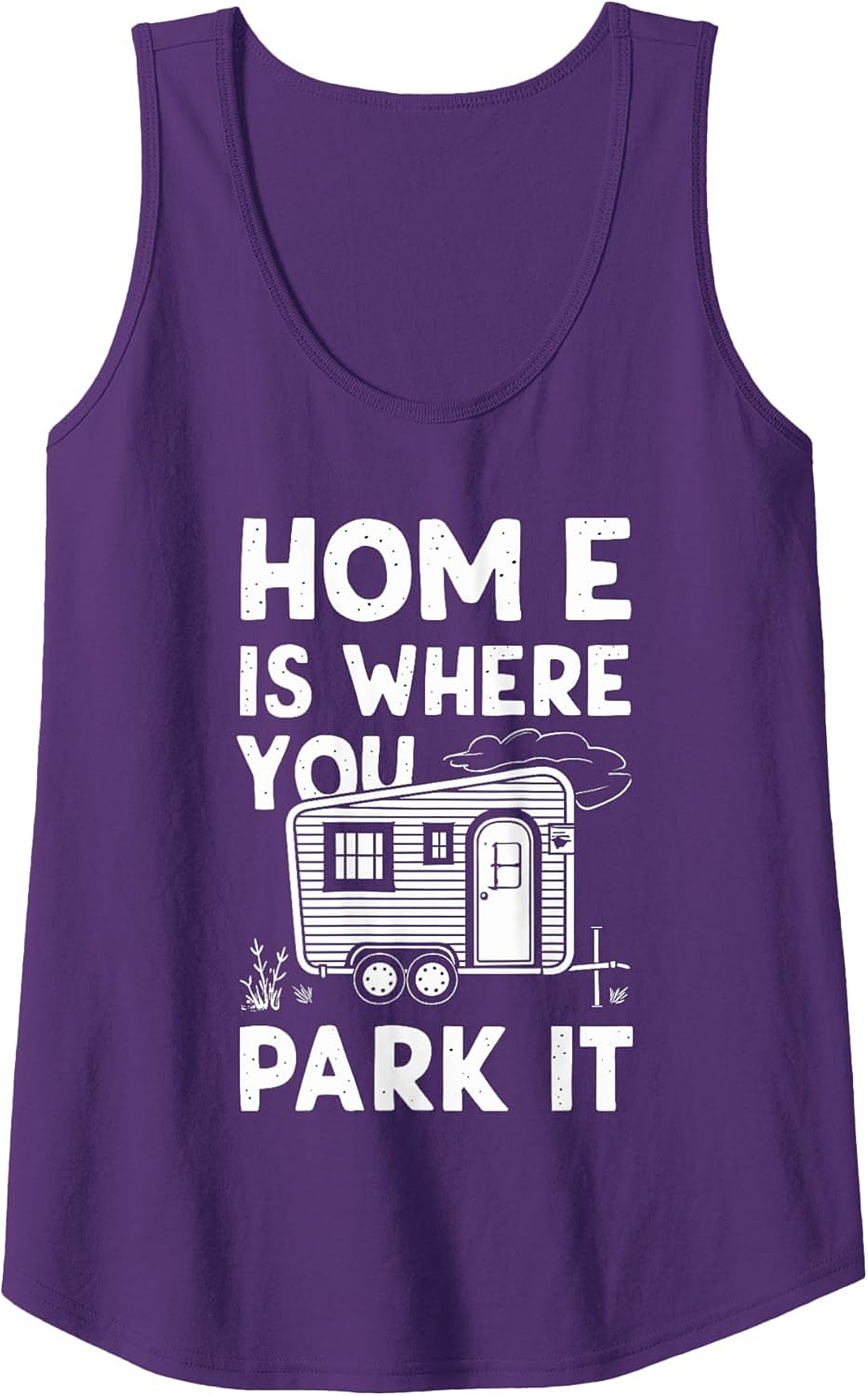 Home Is Where You Park It Camping Tank Top