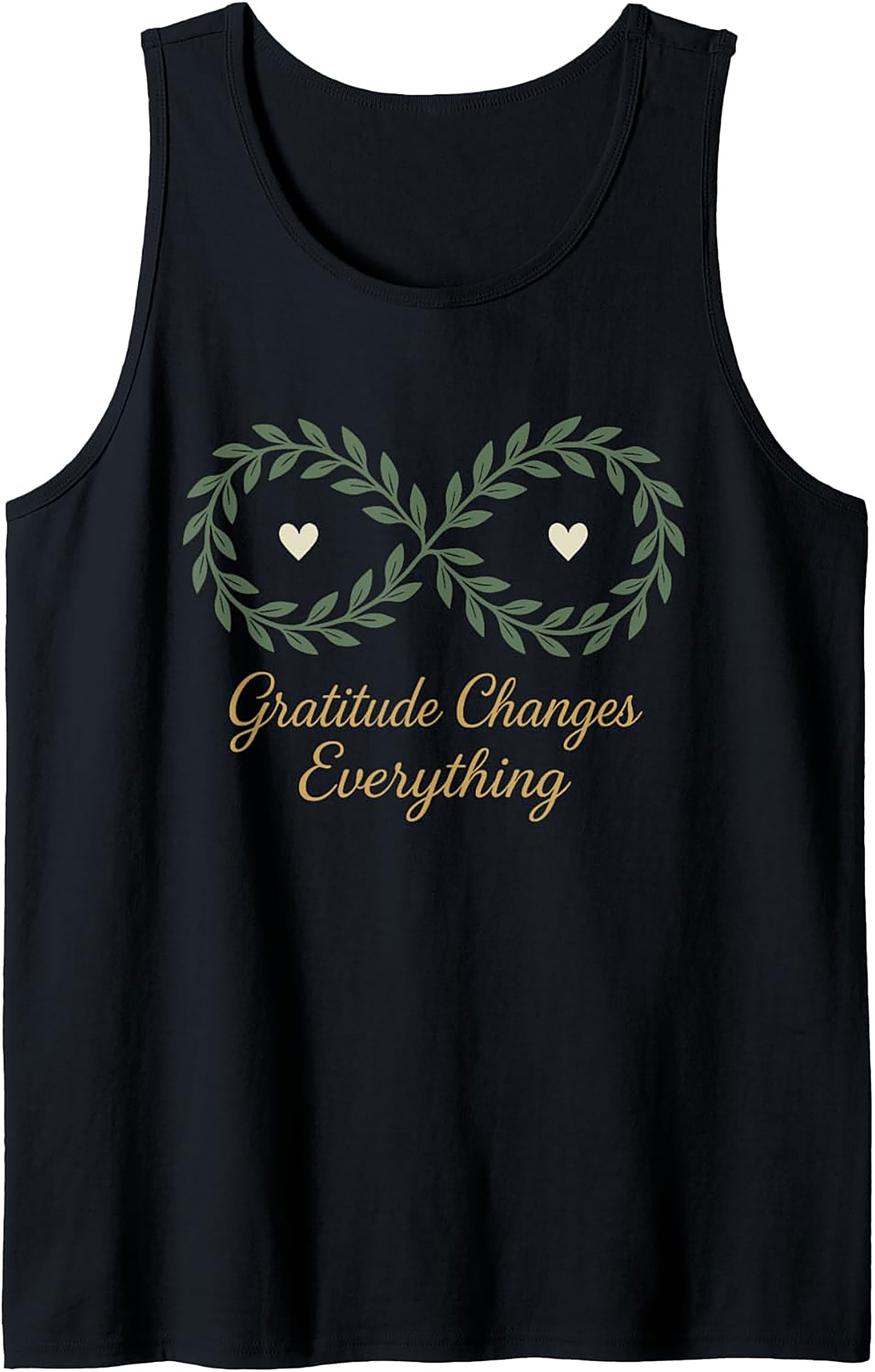 Gratitude Changes Everything Tank Top Inspirational Summer Tee