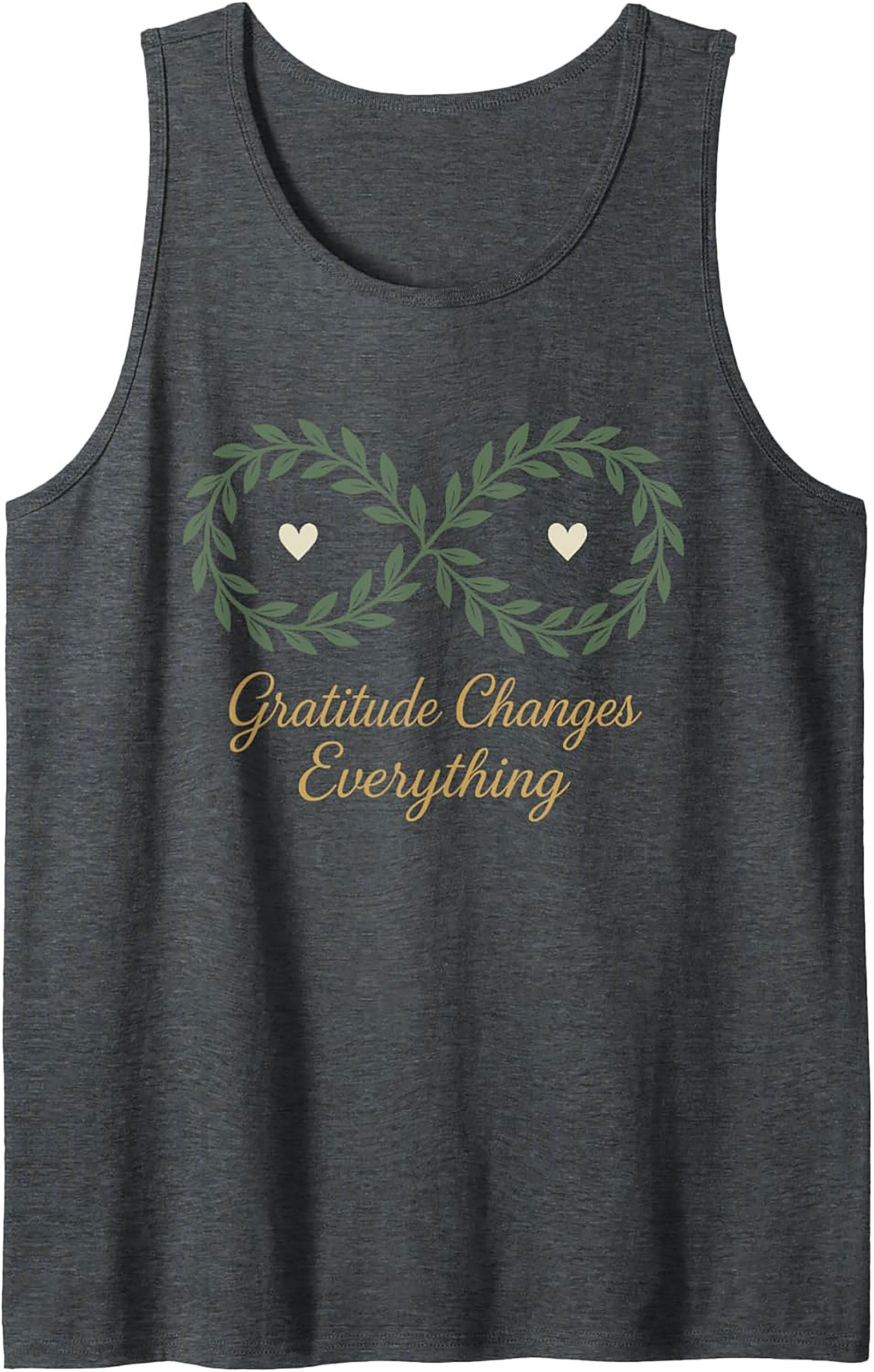Gratitude Changes Everything Tank Top Inspirational Summer Tee
