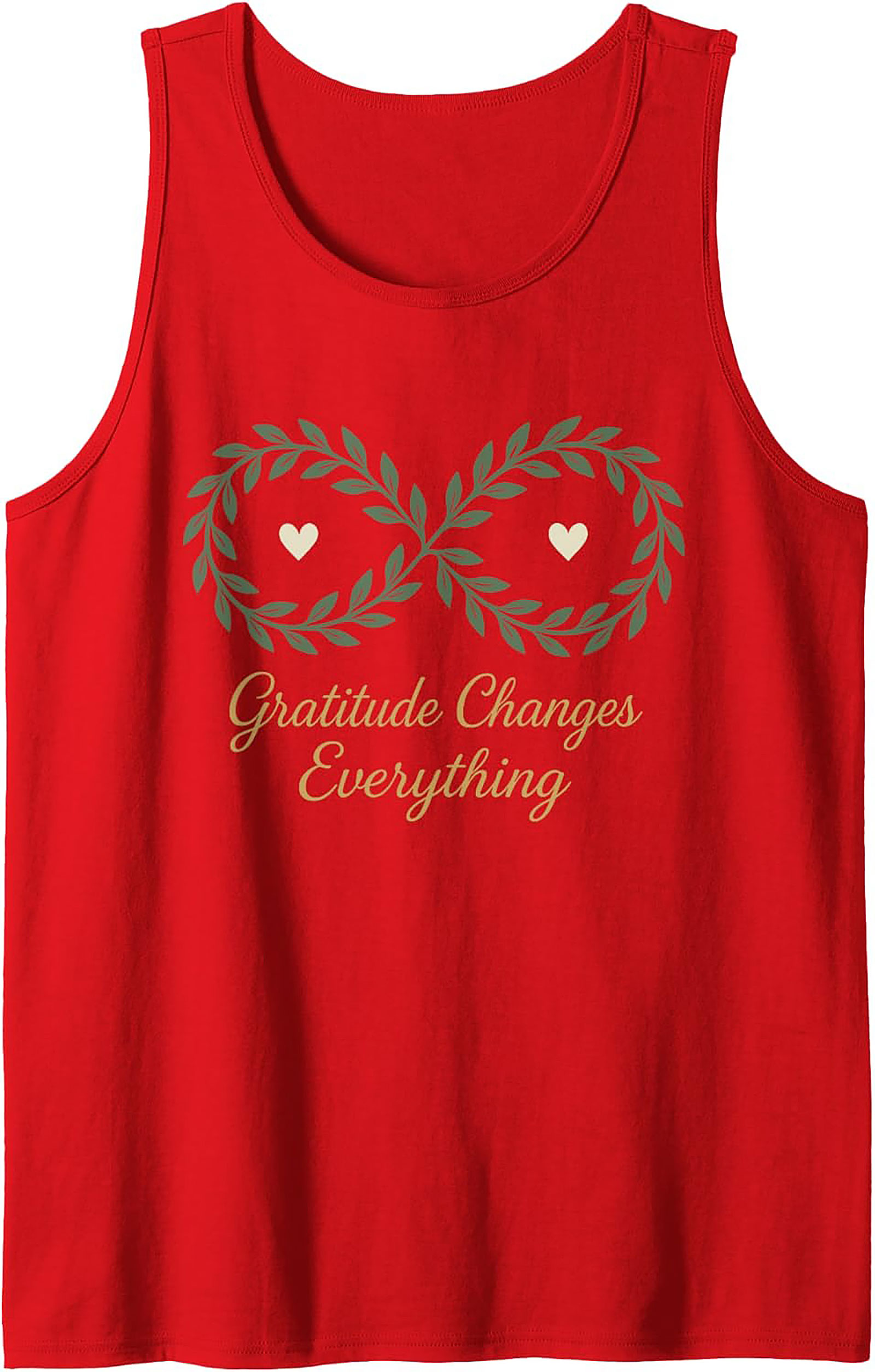 Gratitude Changes Everything Tank Top Inspirational Summer Tee