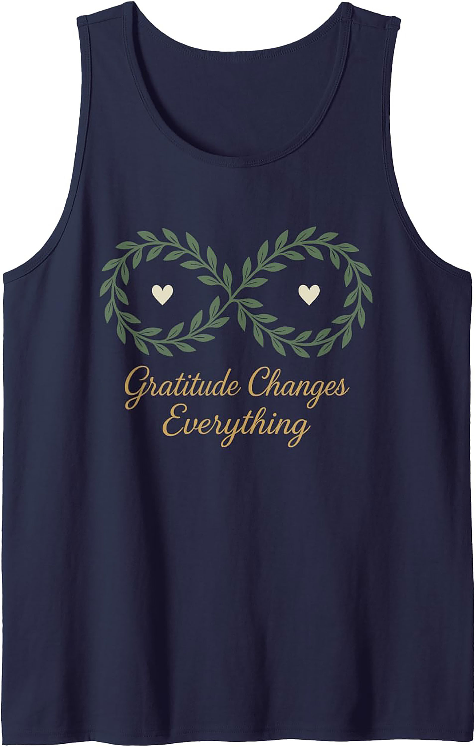 Gratitude Changes Everything Tank Top Inspirational Summer Tee