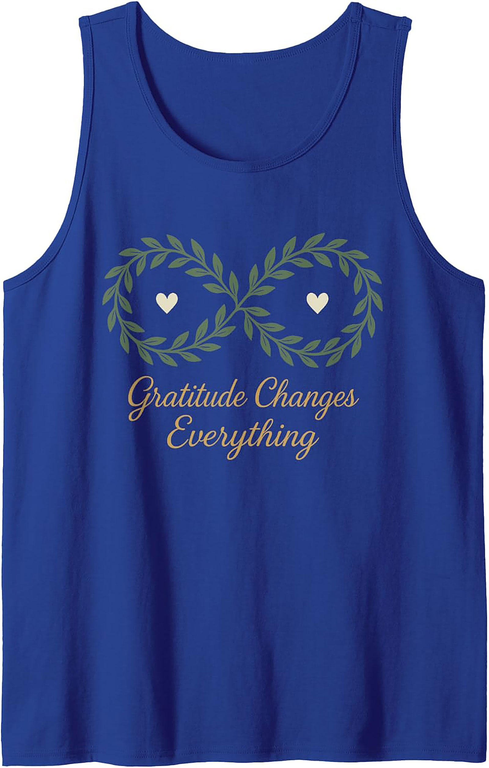 Gratitude Changes Everything Tank Top Inspirational Summer Tee