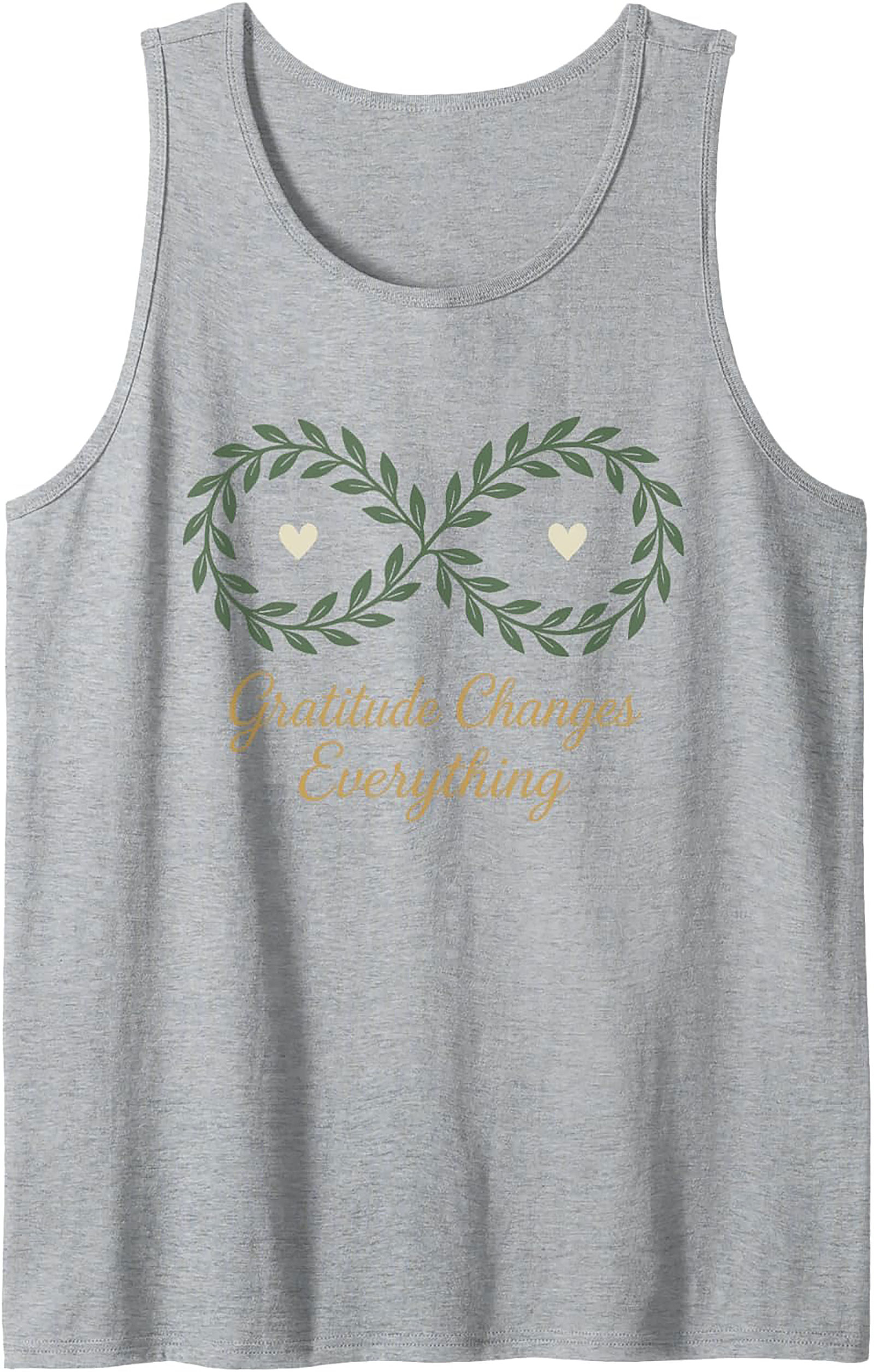 Gratitude Changes Everything Tank Top Inspirational Summer Tee