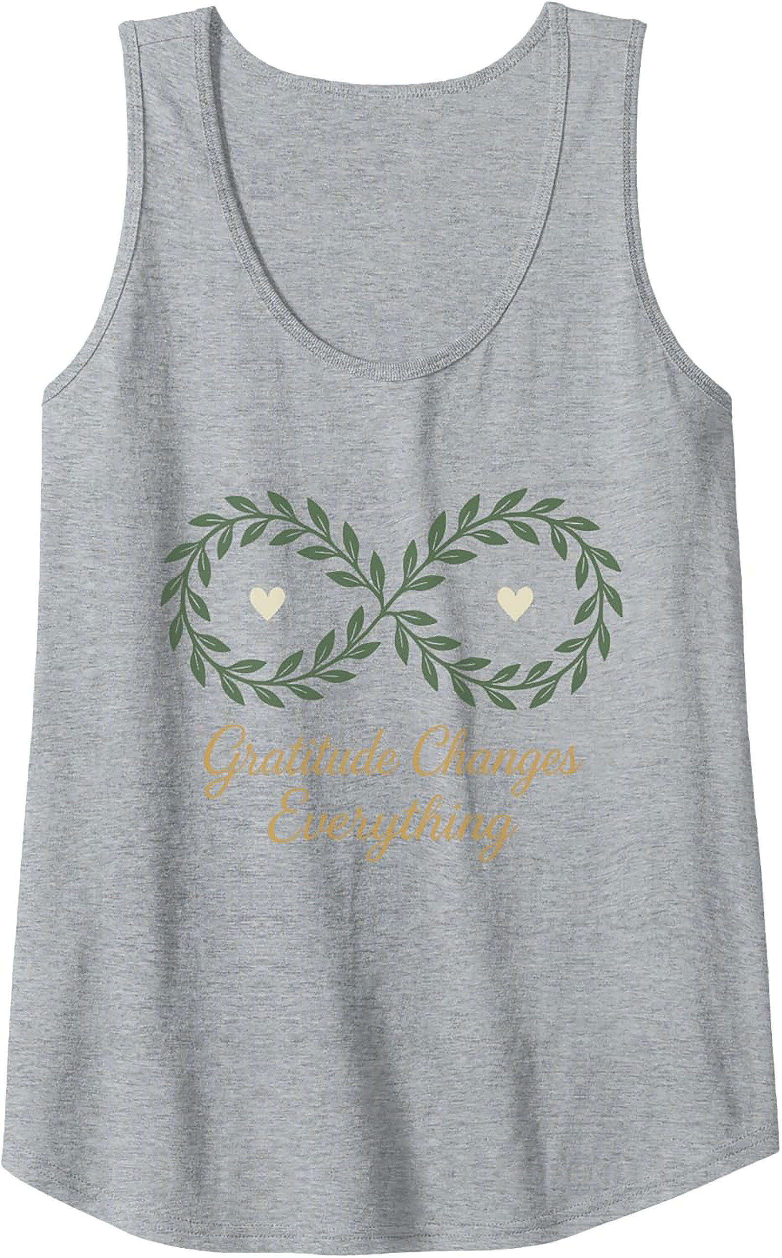 Gratitude Changes Everything Tank Top Inspirational Summer Tee