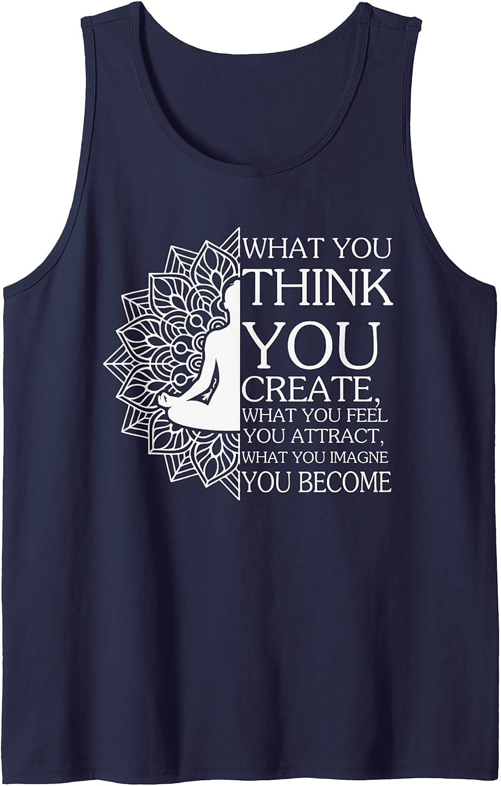 Manifestation Yoga Tank Top Mindfulness Graphic Sleeveless Tee