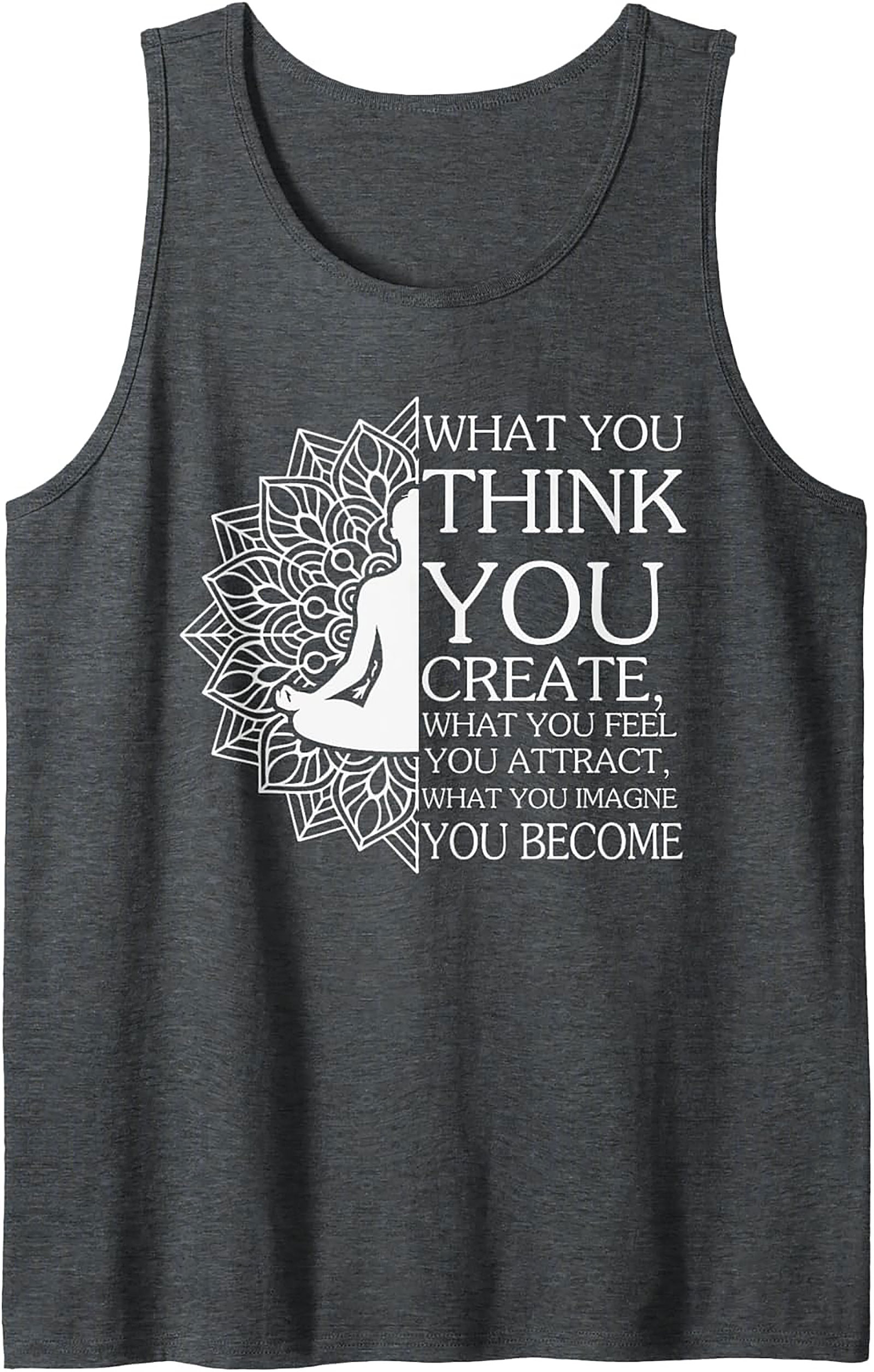 Manifestation Yoga Tank Top Mindfulness Graphic Sleeveless Tee
