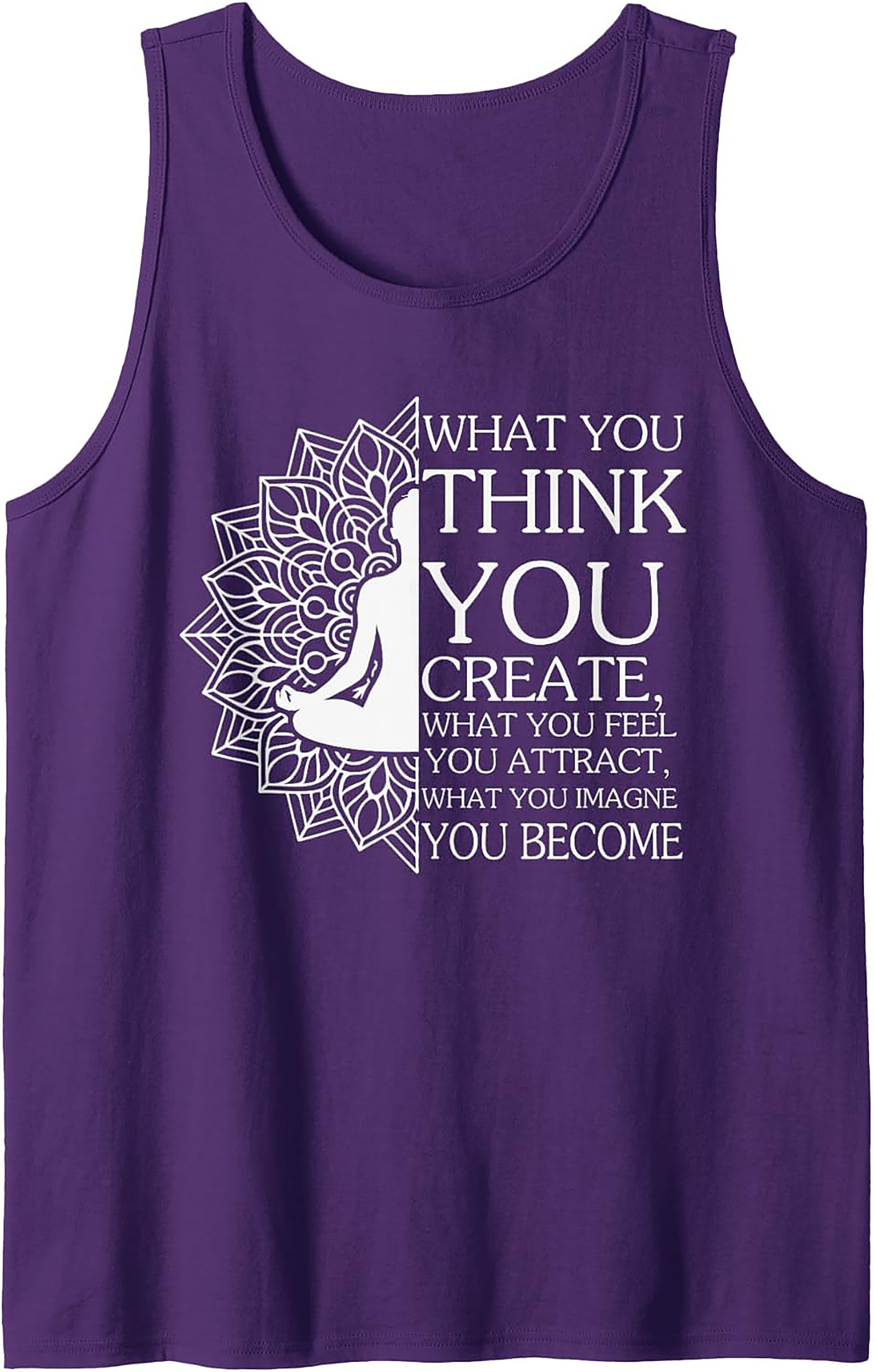 Manifestation Yoga Tank Top Mindfulness Graphic Sleeveless Tee
