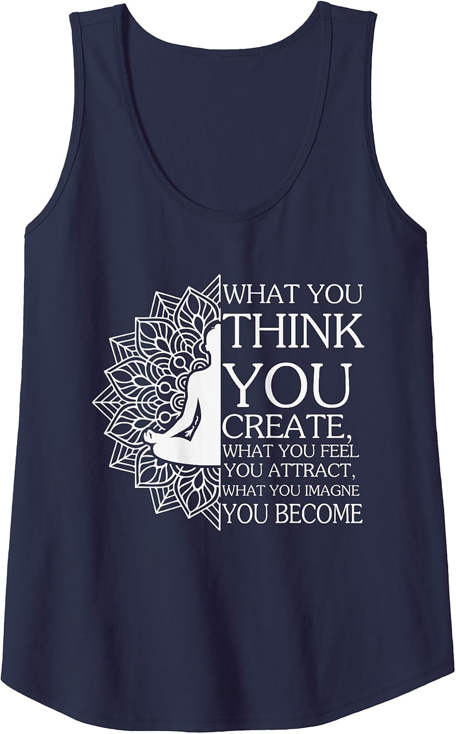 Manifestation Yoga Tank Top Mindfulness Graphic Sleeveless Tee