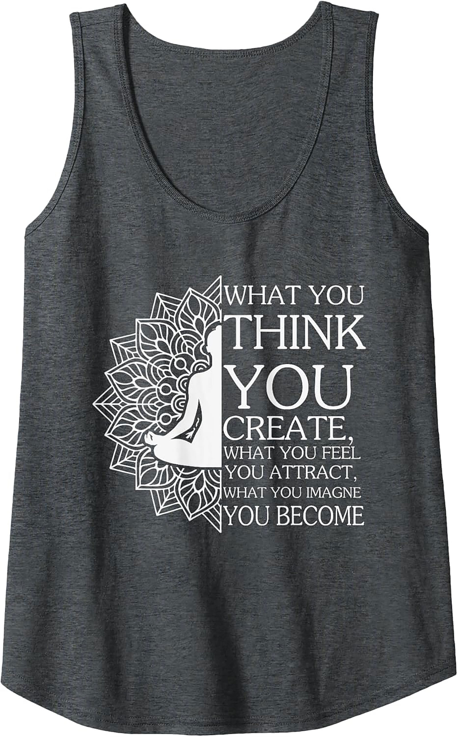 Manifestation Yoga Tank Top Mindfulness Graphic Sleeveless Tee