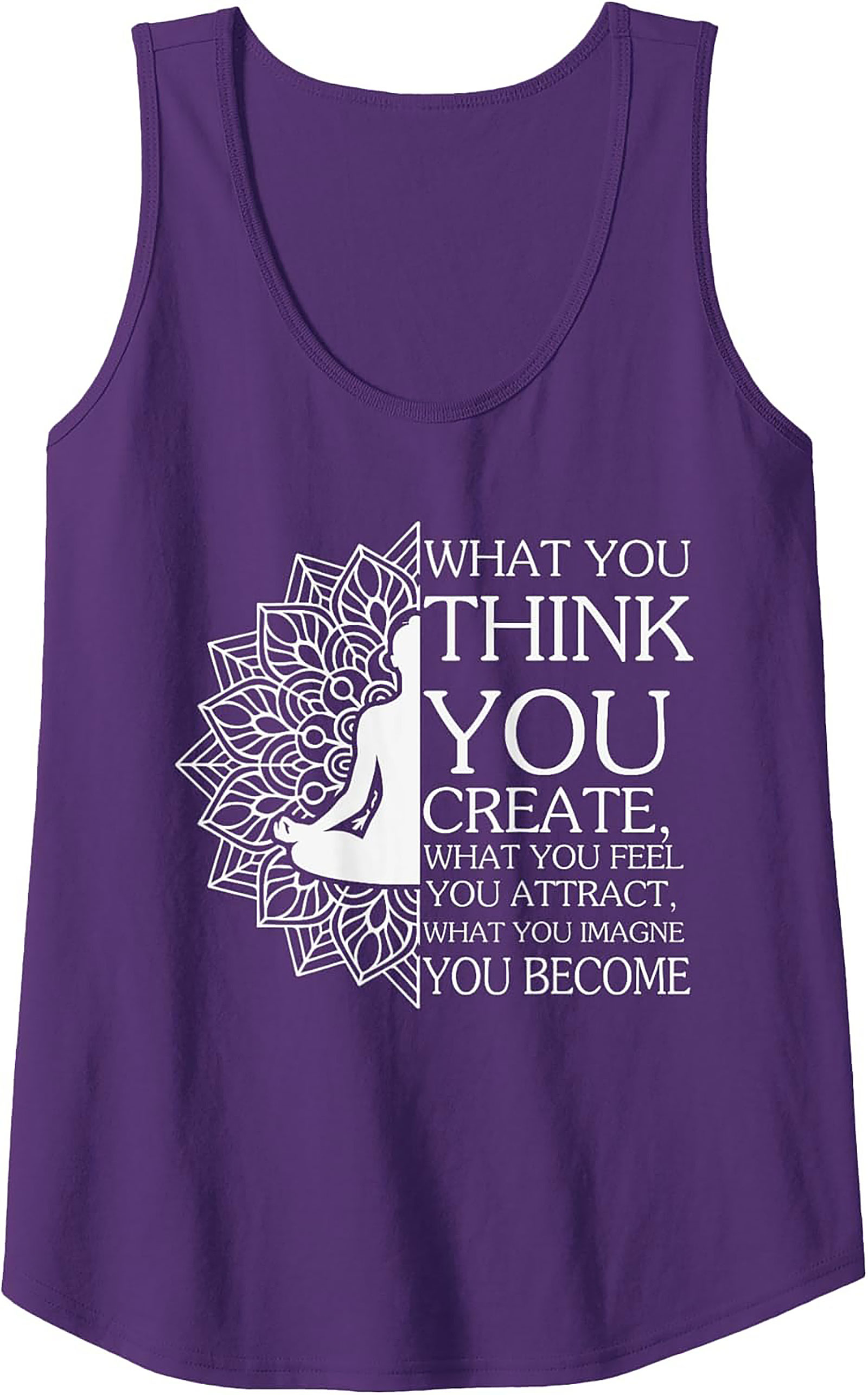 Manifestation Yoga Tank Top Mindfulness Graphic Sleeveless Tee