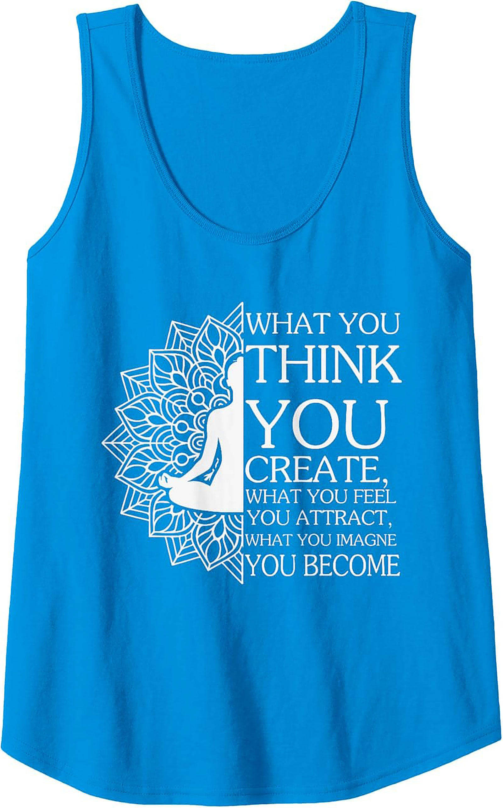 Manifestation Yoga Tank Top Mindfulness Graphic Sleeveless Tee