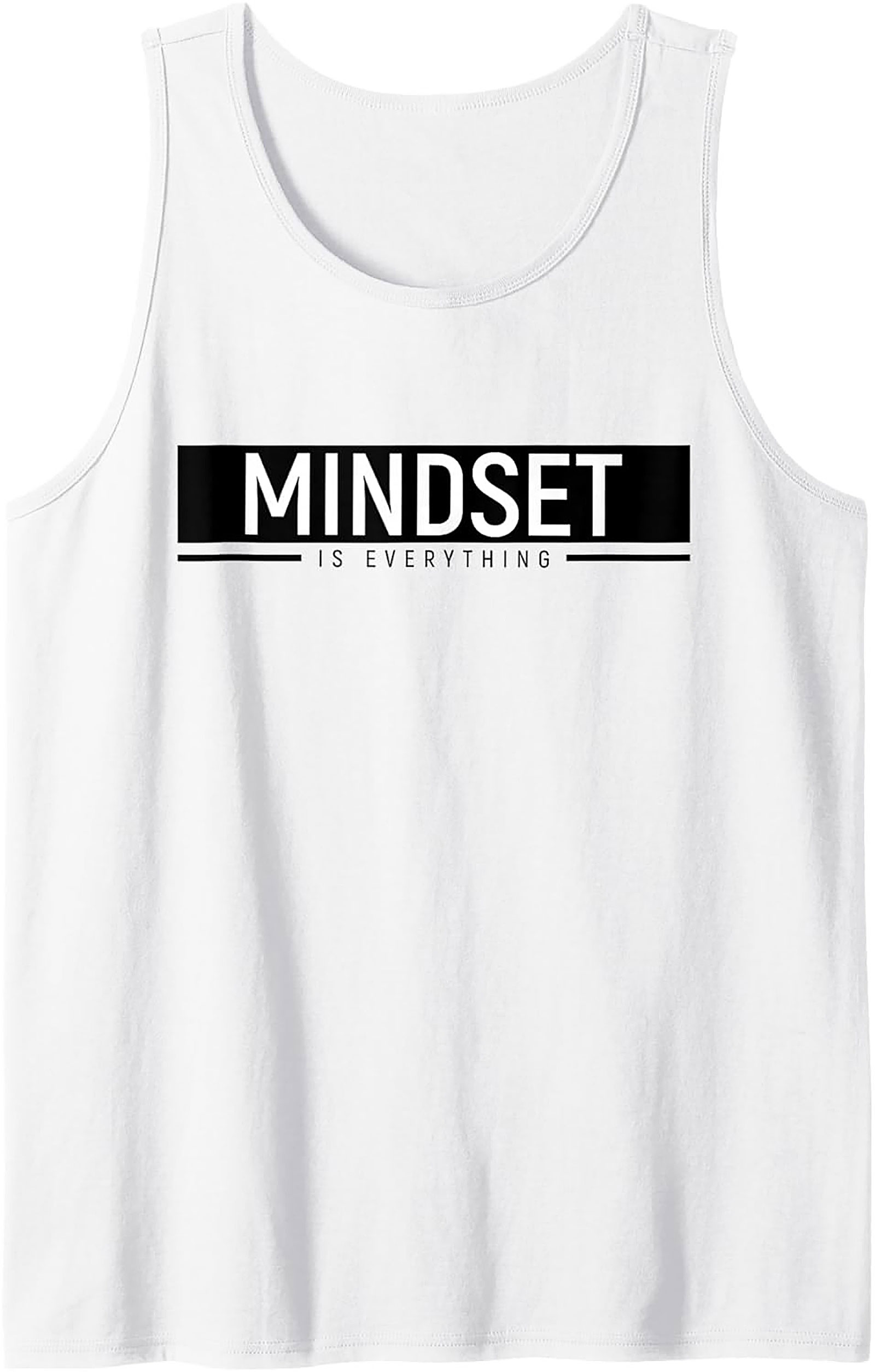 Mindset Is Everything Tank Top Motivational Graphic Tank