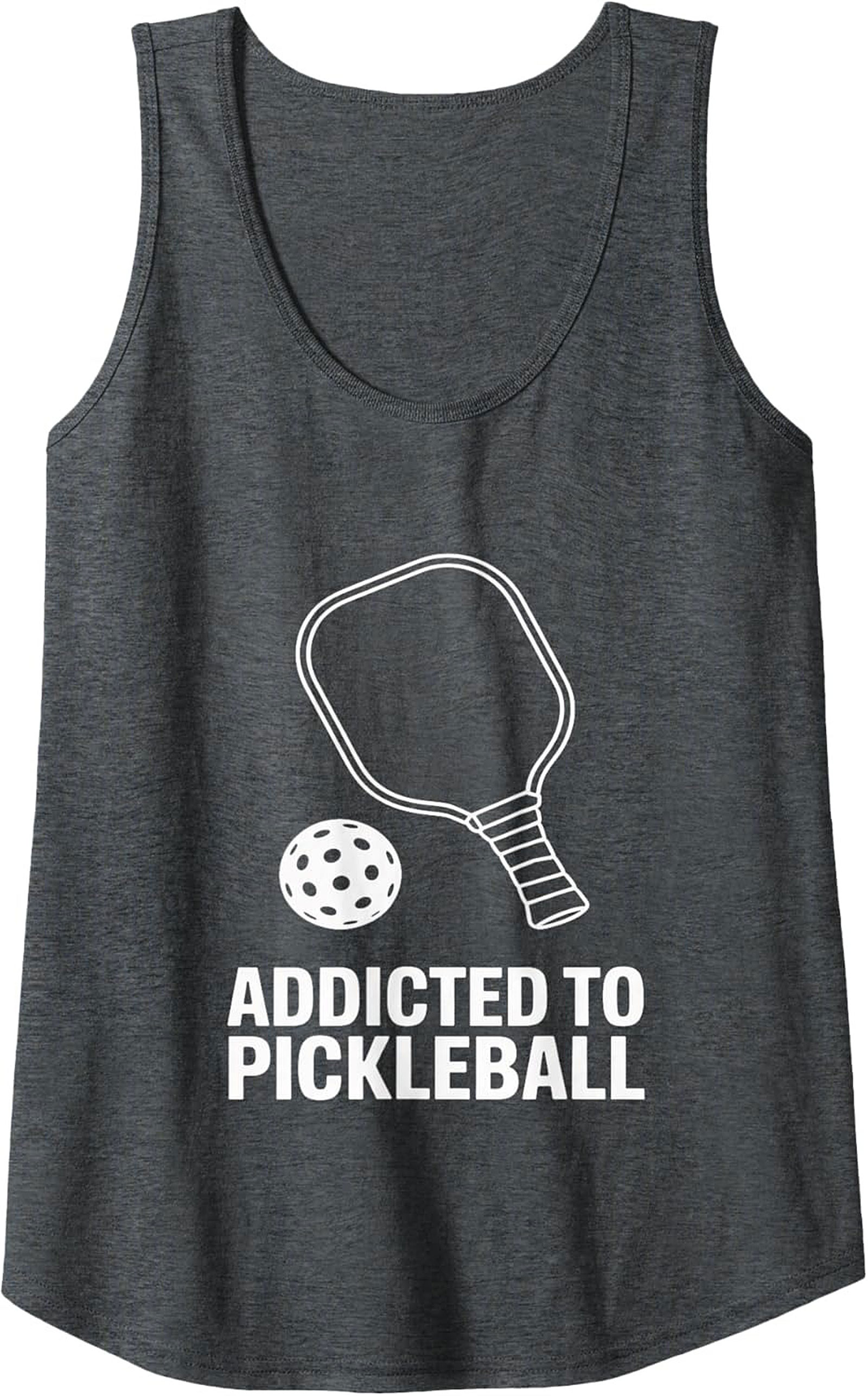 Addicted to Pickleball Graphic Tank Top - Unisex Sleeveless Shirt