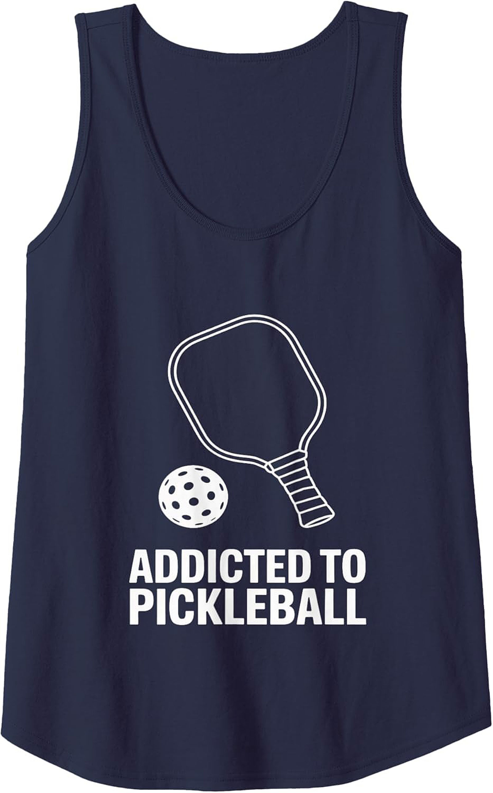 Addicted to Pickleball Graphic Tank Top - Unisex Sleeveless Shirt