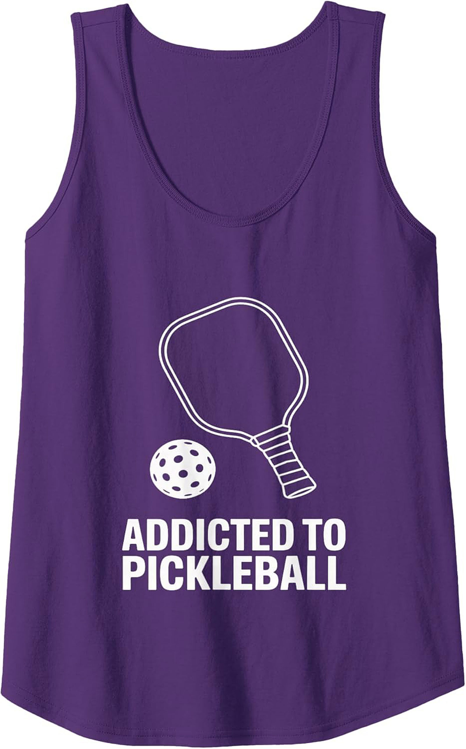 Addicted to Pickleball Graphic Tank Top - Unisex Sleeveless Shirt