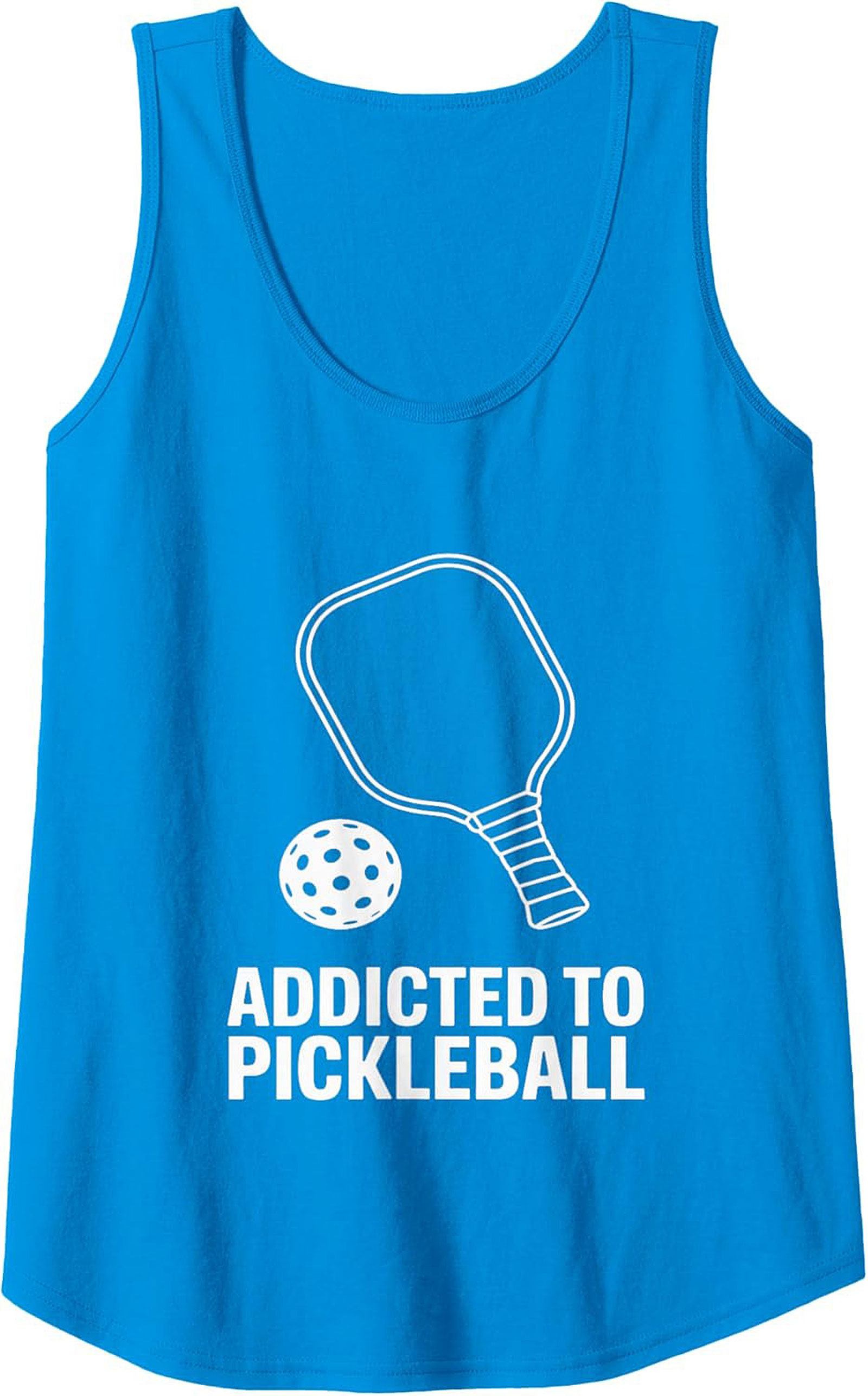 Addicted to Pickleball Graphic Tank Top - Unisex Sleeveless Shirt