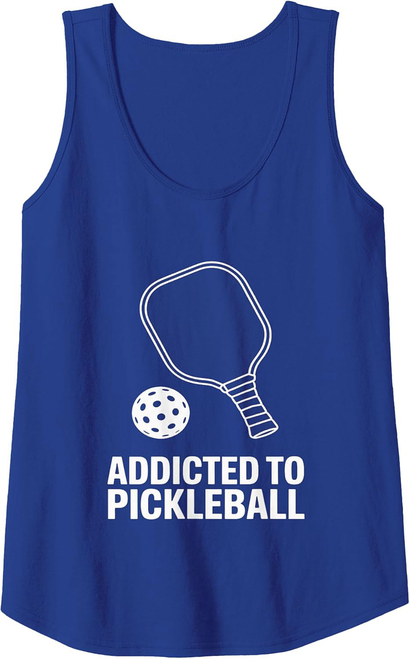 Addicted to Pickleball Graphic Tank Top - Unisex Sleeveless Shirt