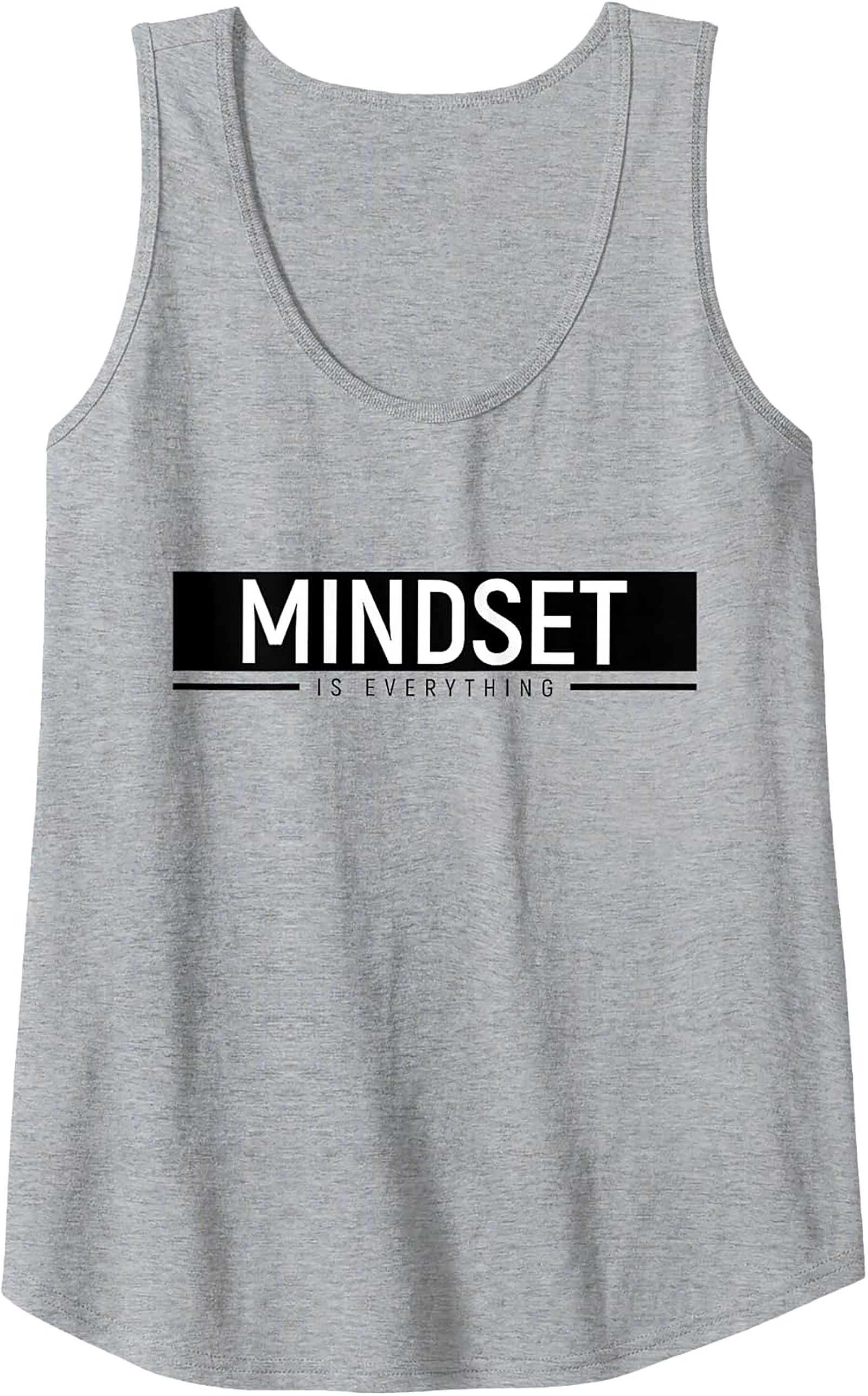  Mindset Is Everything Tank Top Motivational Graphic Tank