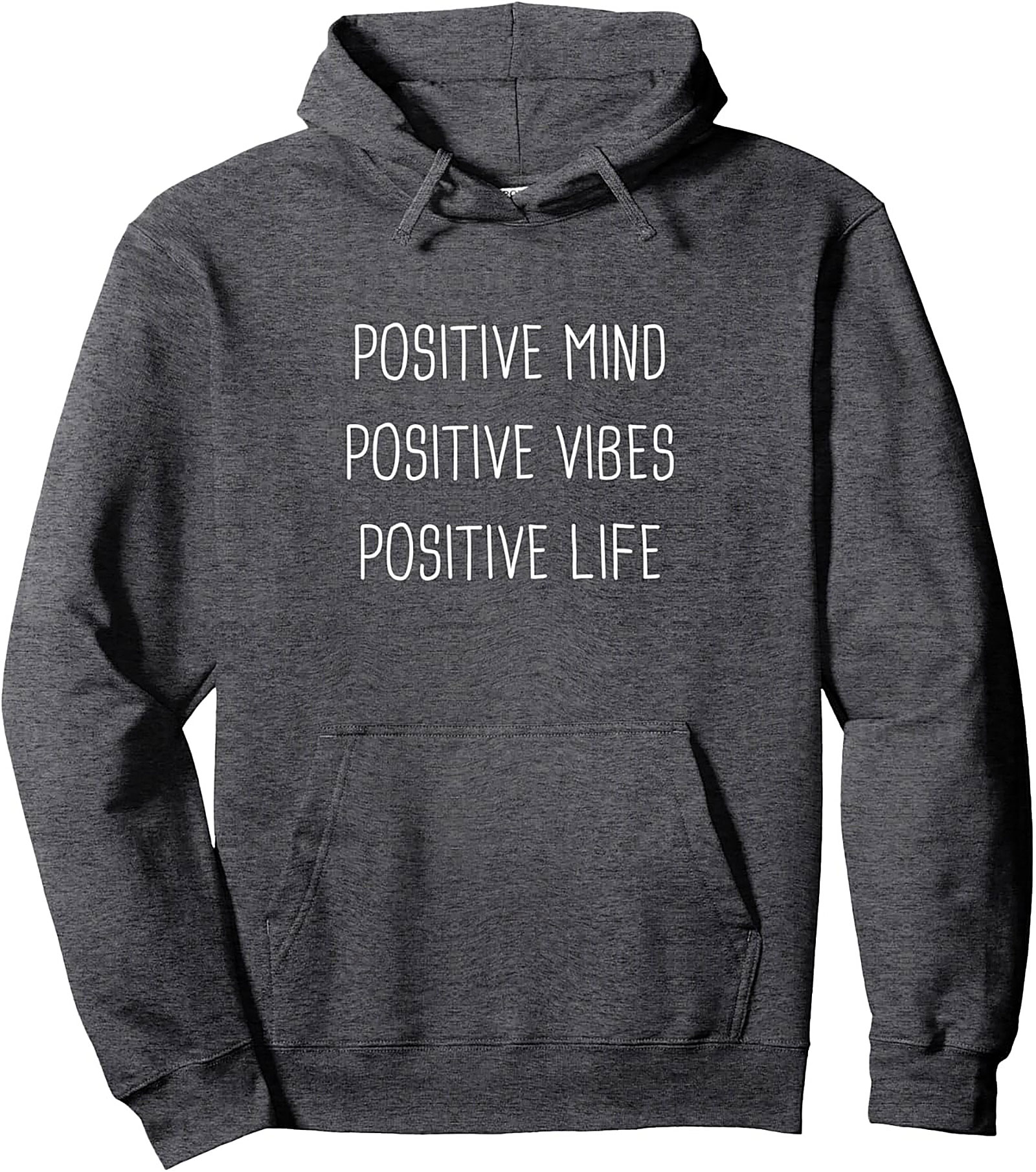 Positive Vibes Hoodie Motivational Unisex Pullover