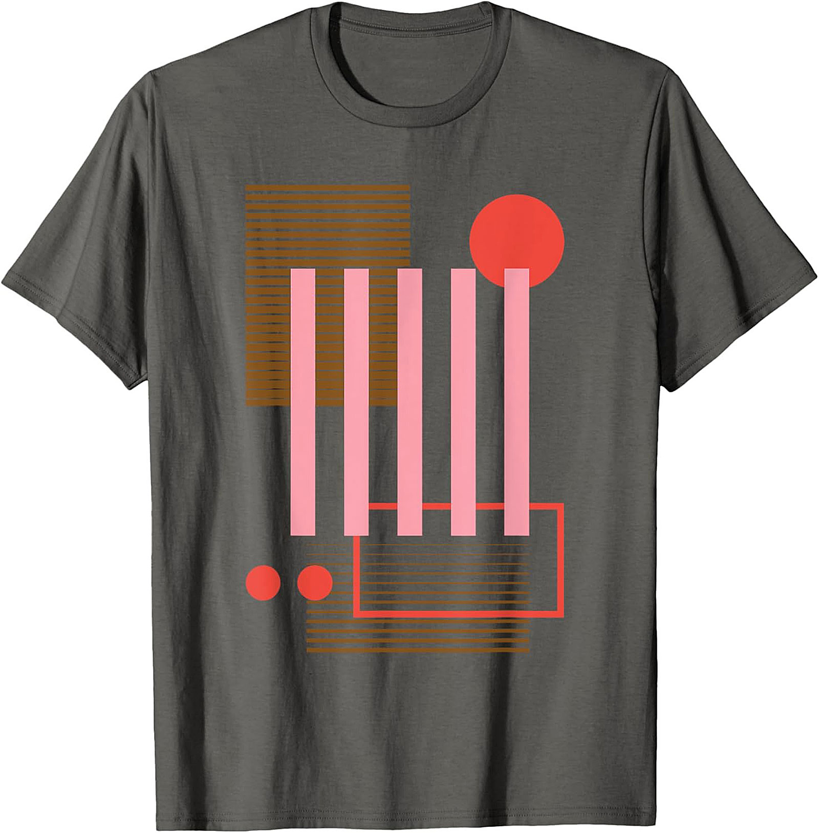 Abstract Geometric Retro Graphic Tee