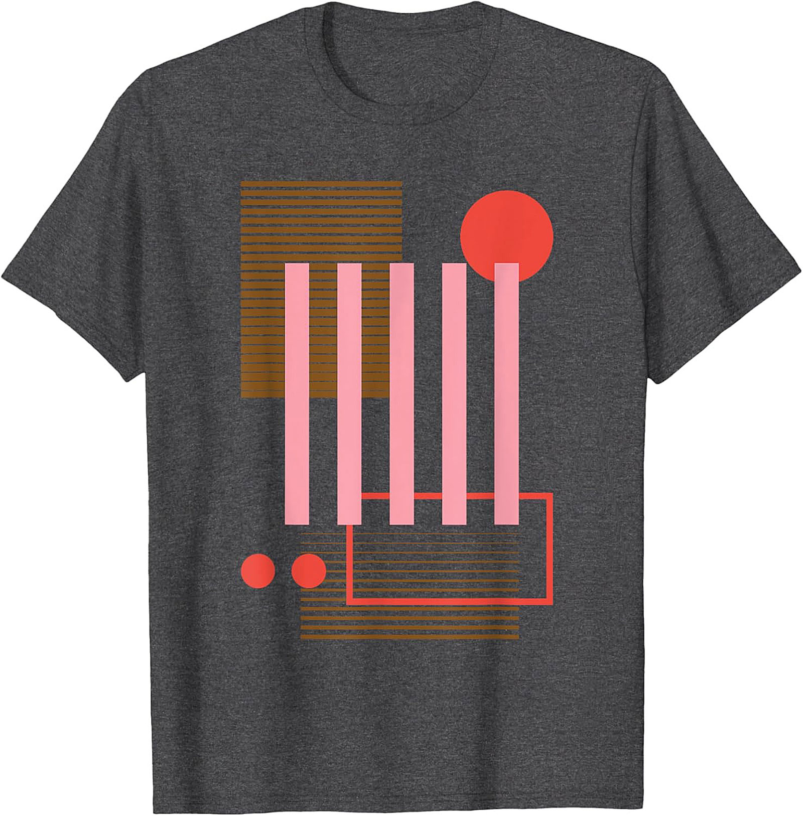 Abstract Geometric Retro Graphic Tee