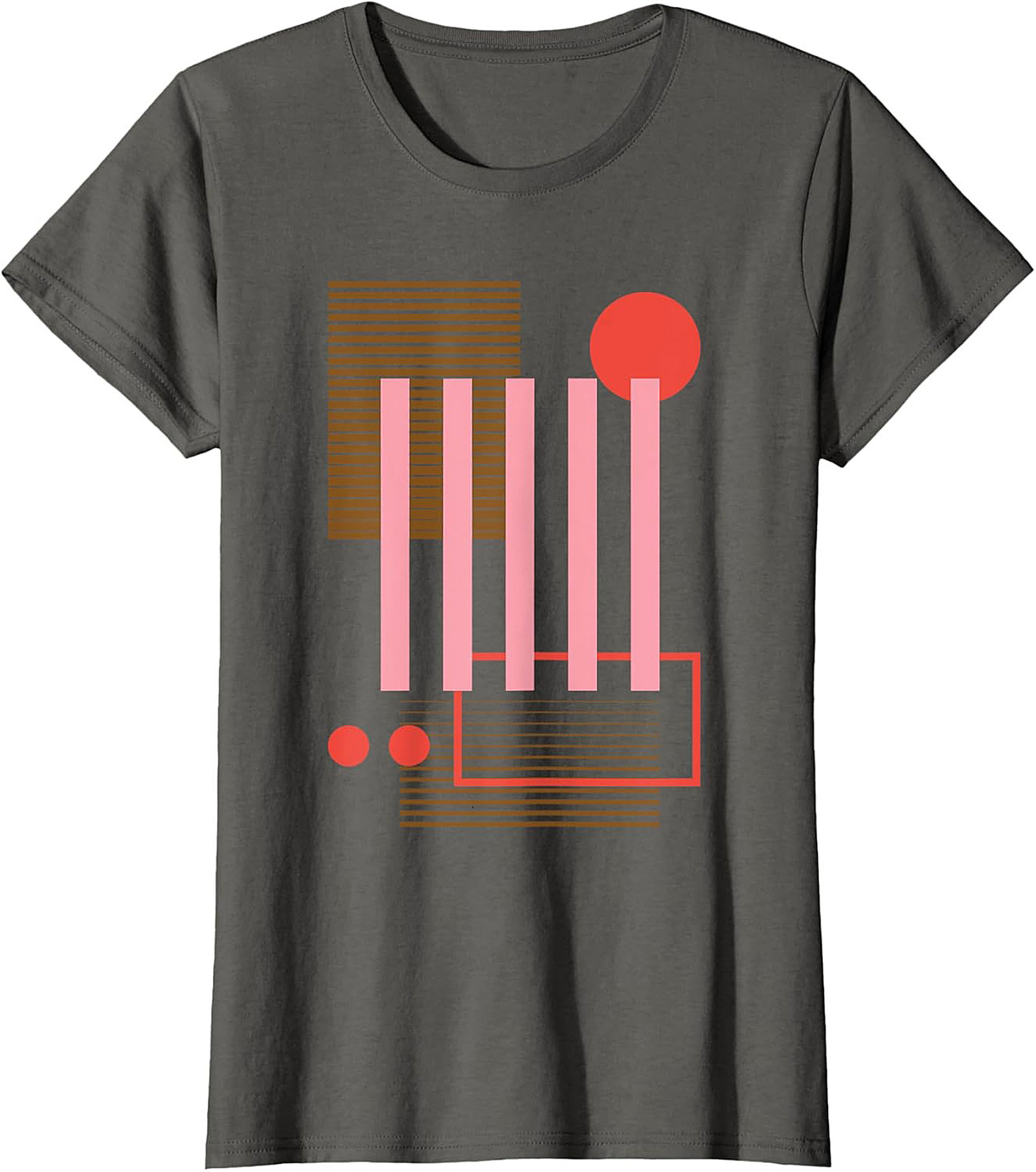 Abstract Geometric Retro Graphic Tee