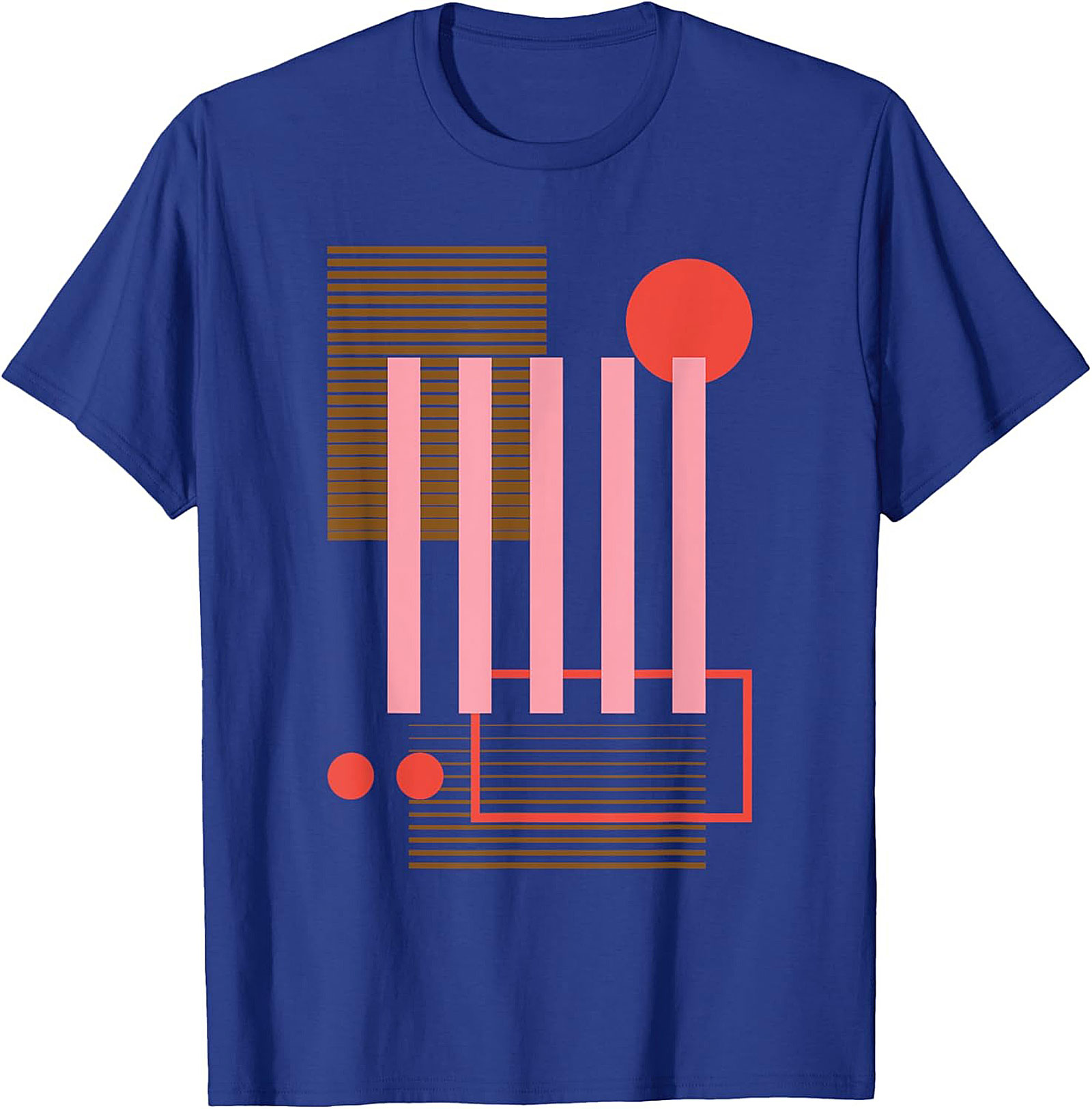 Abstract Geometric Retro Graphic Tee