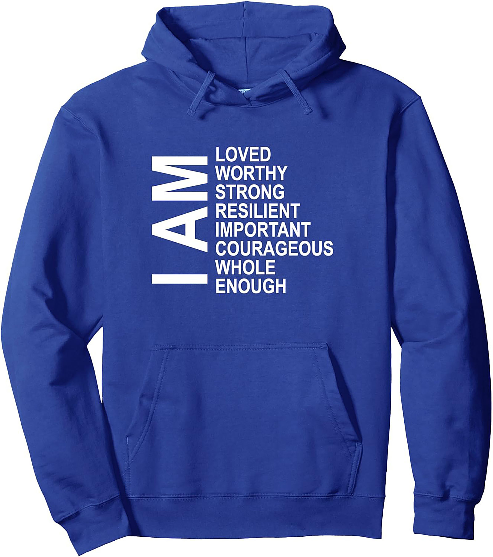 I Am Affirmation Graphic Hoodie Empowering Unisex Pullover