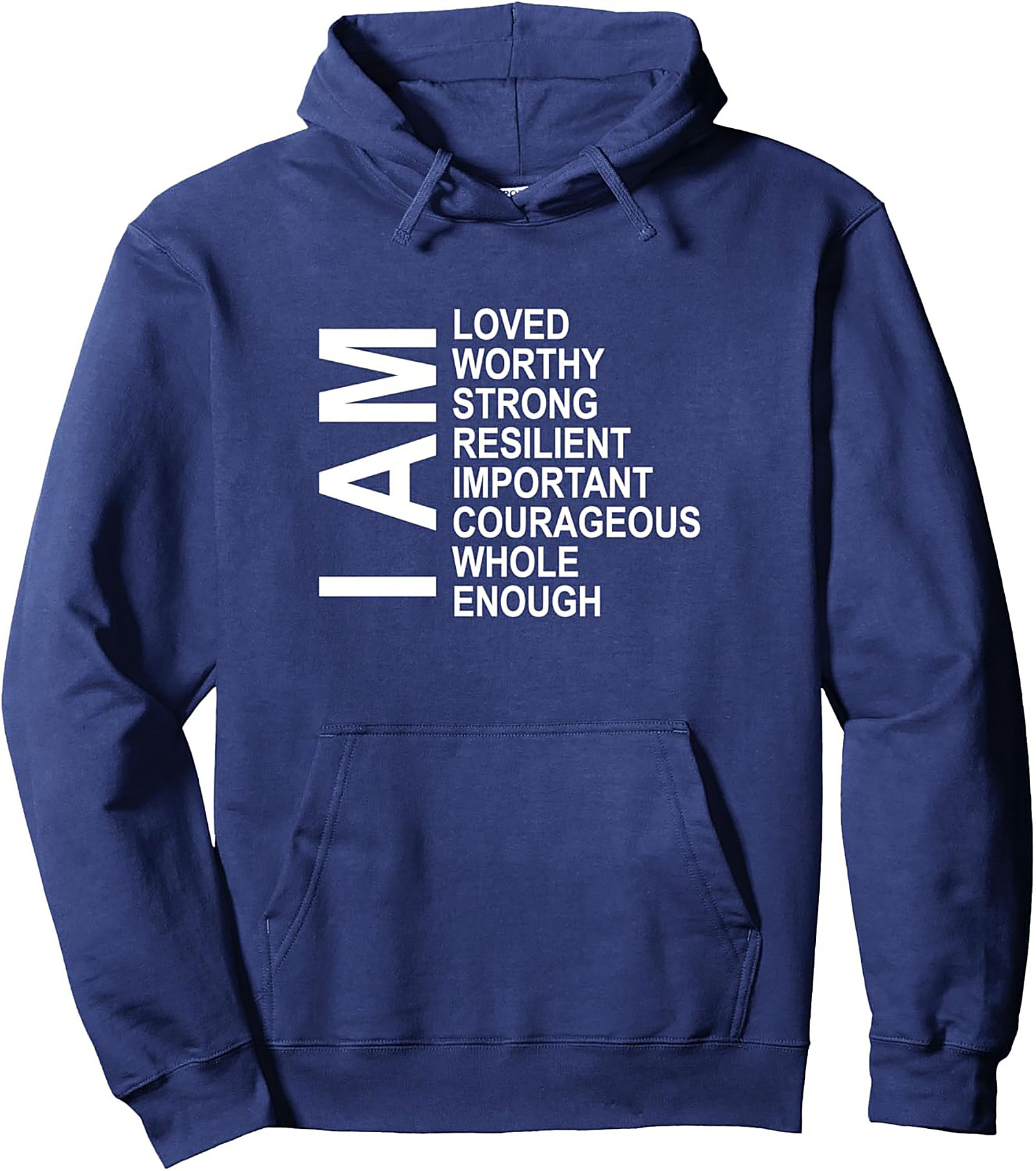 I Am Affirmation Graphic Hoodie Empowering Unisex Pullover