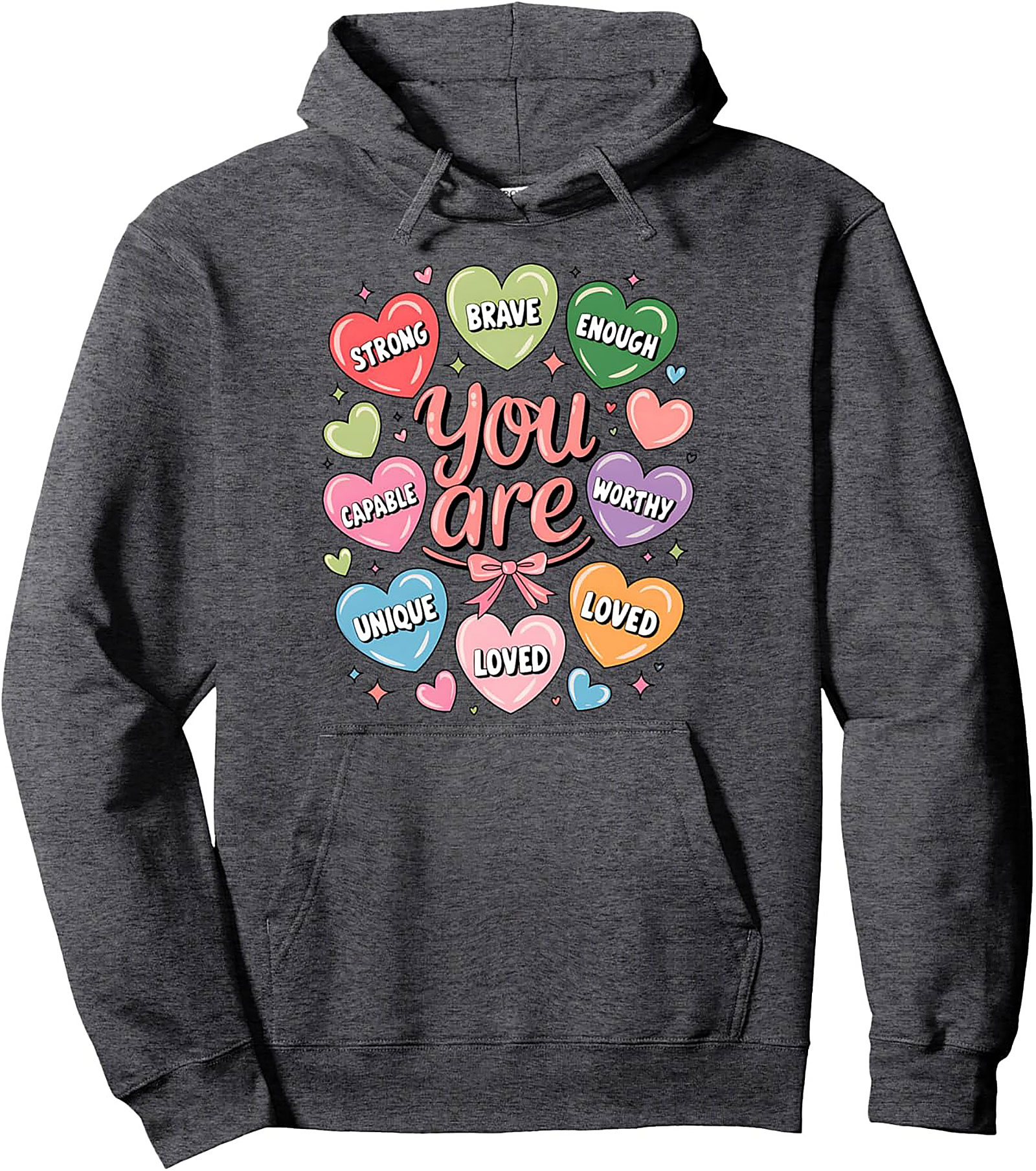 Positive Affirmations Hoodie Self-Love Graphic Pullover