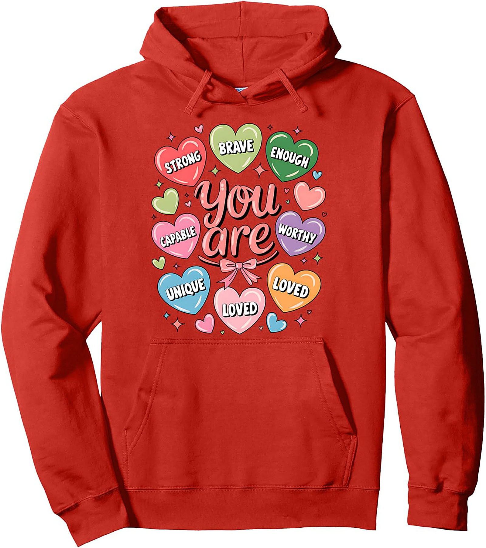 Positive Affirmations Hoodie Self-Love Graphic Pullover