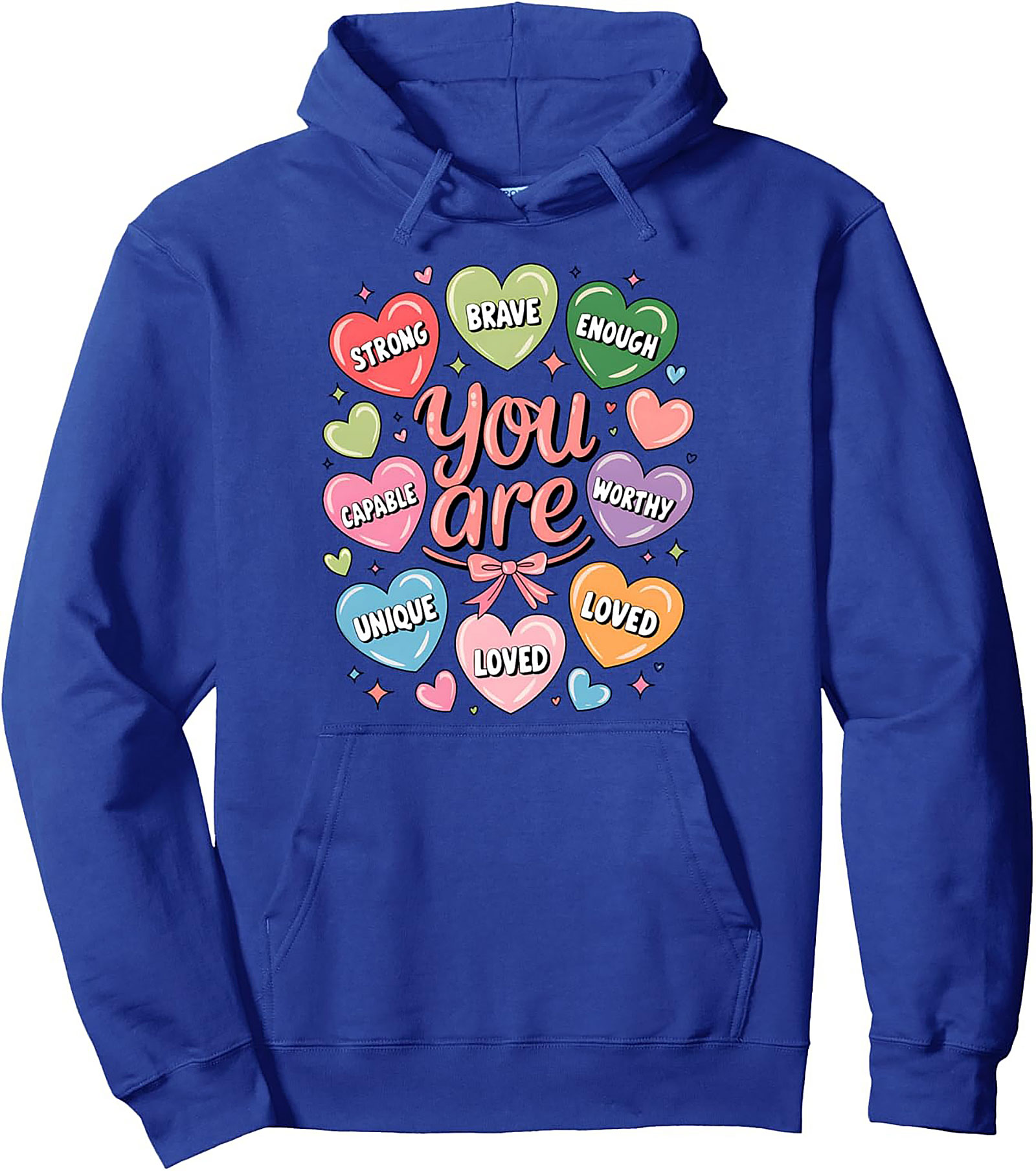 Positive Affirmations Hoodie Self-Love Graphic Pullover