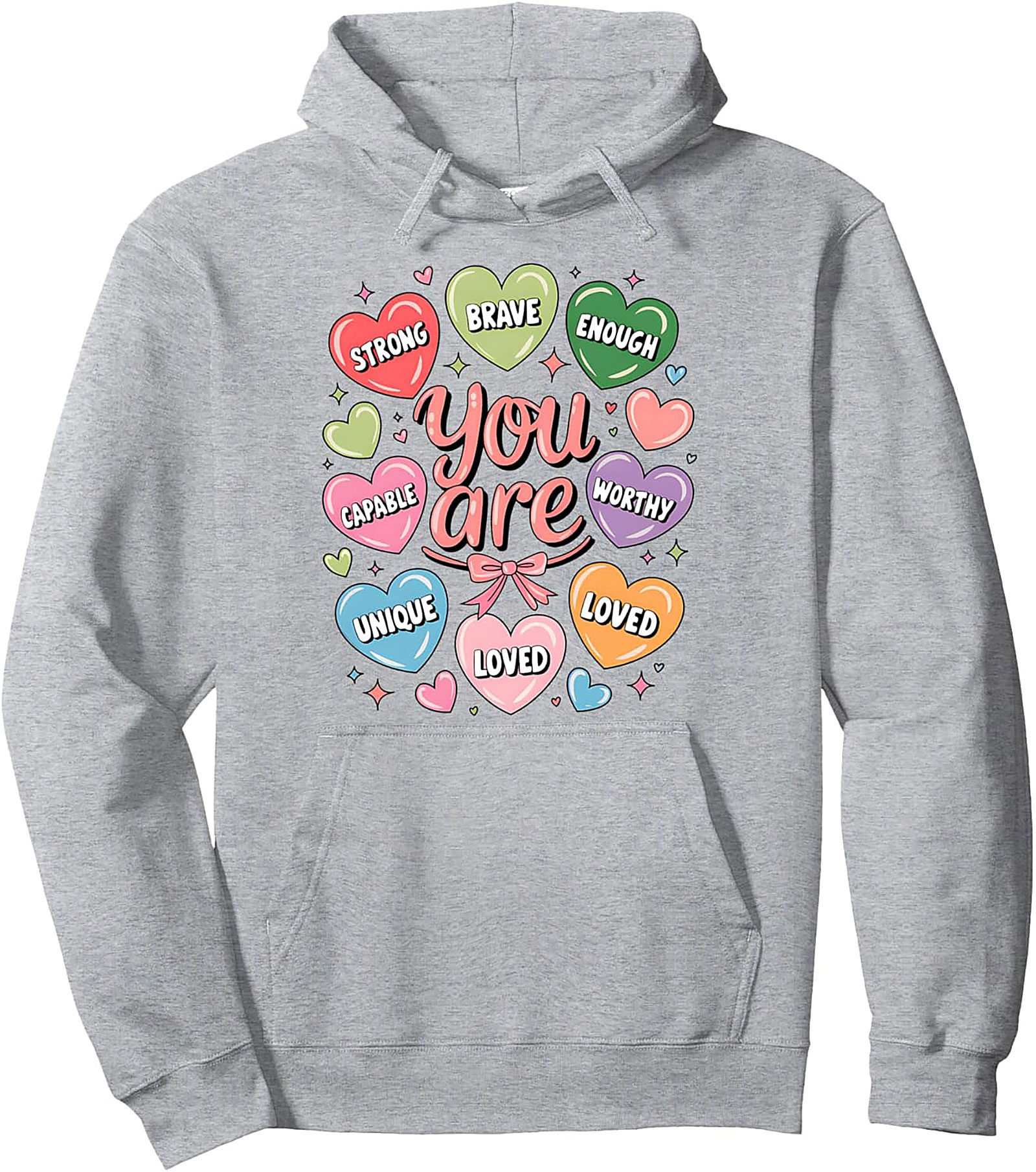 Positive Affirmations Hoodie Self-Love Graphic Pullover