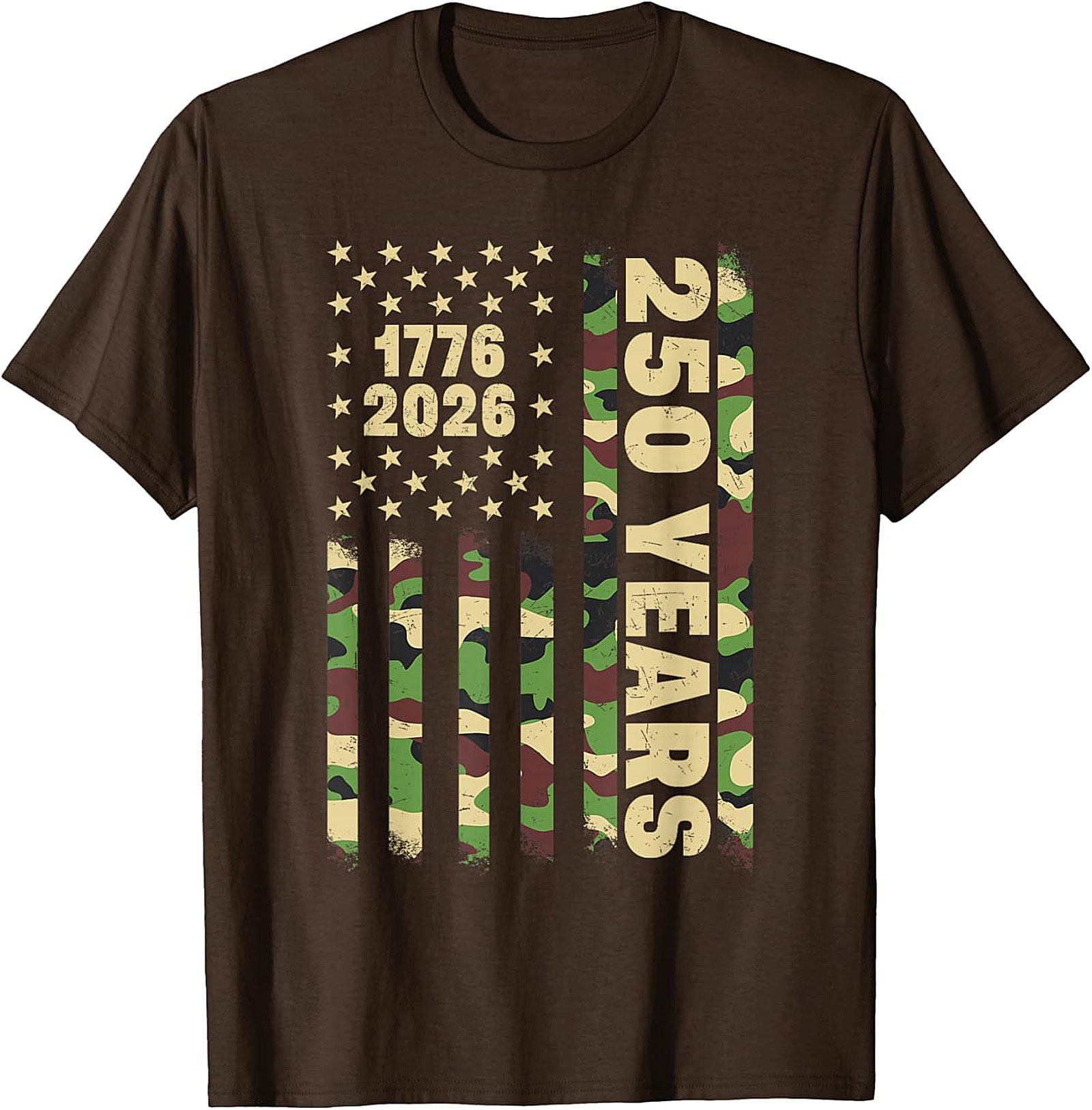 1776-2026 American Flag 250 Years Patriotic T-Shirt | USA Tee