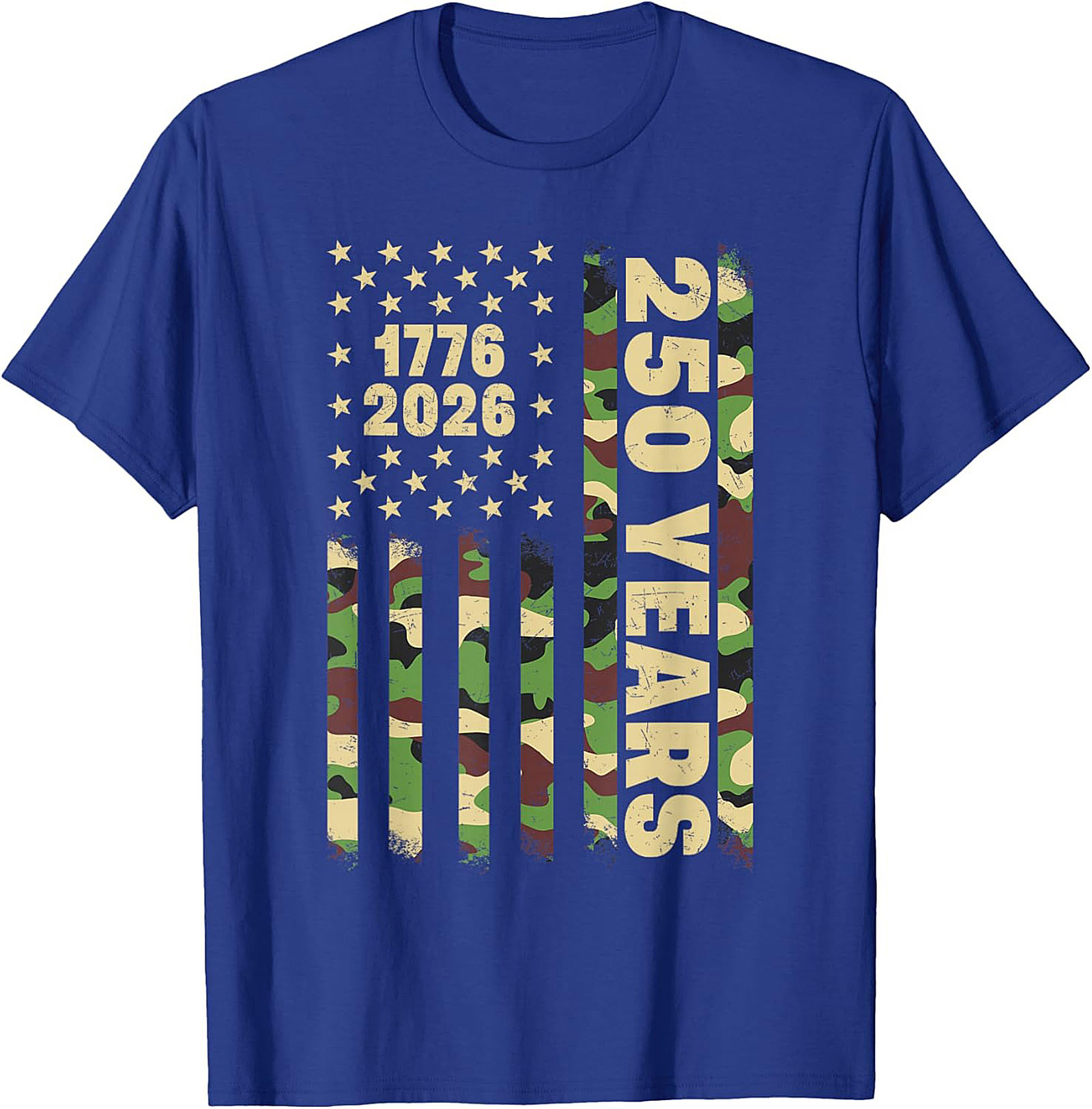1776-2026 American Flag 250 Years Patriotic T-Shirt | USA Tee