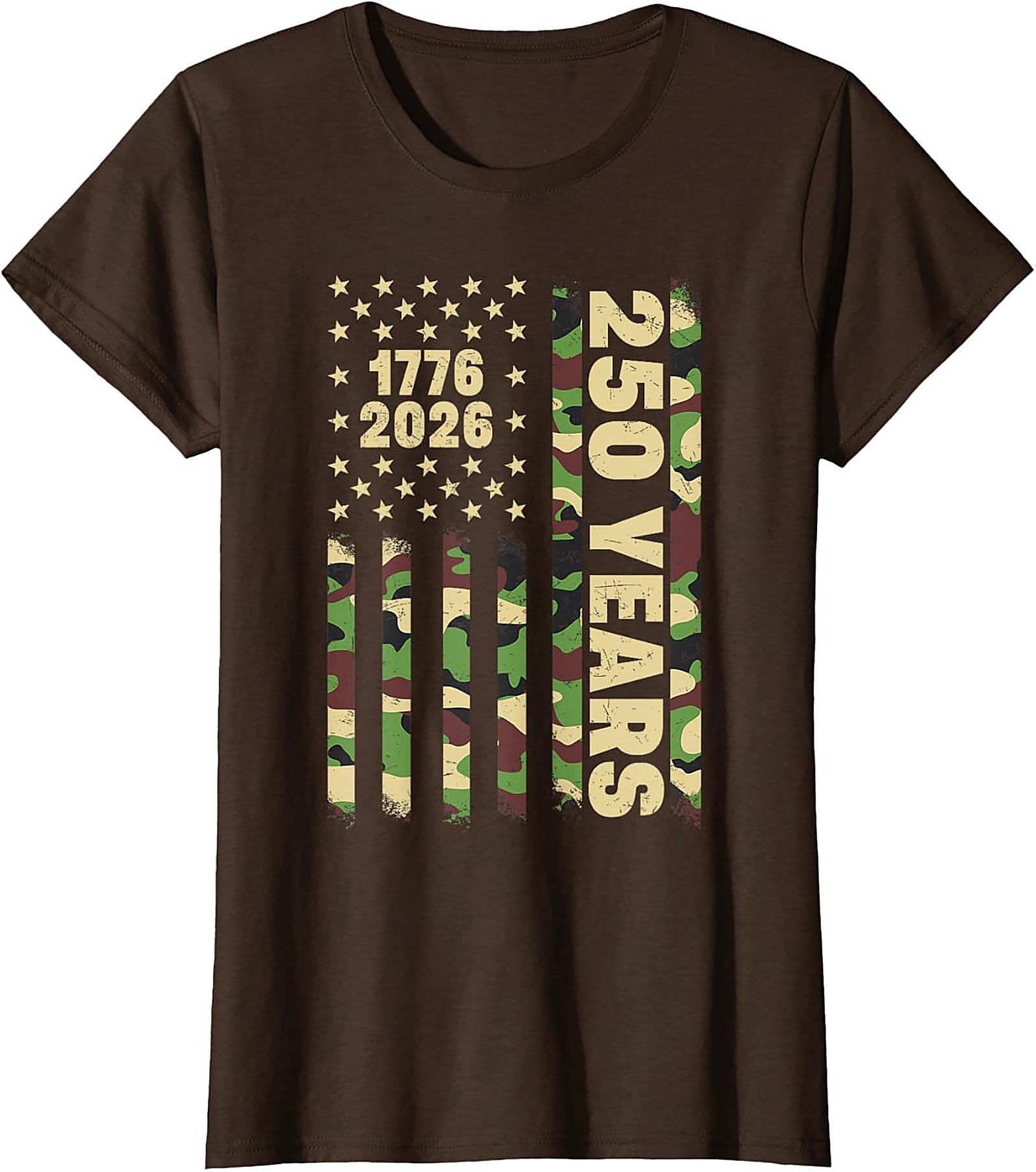1776-2026 American Flag 250 Years Patriotic T-Shirt | USA Tee