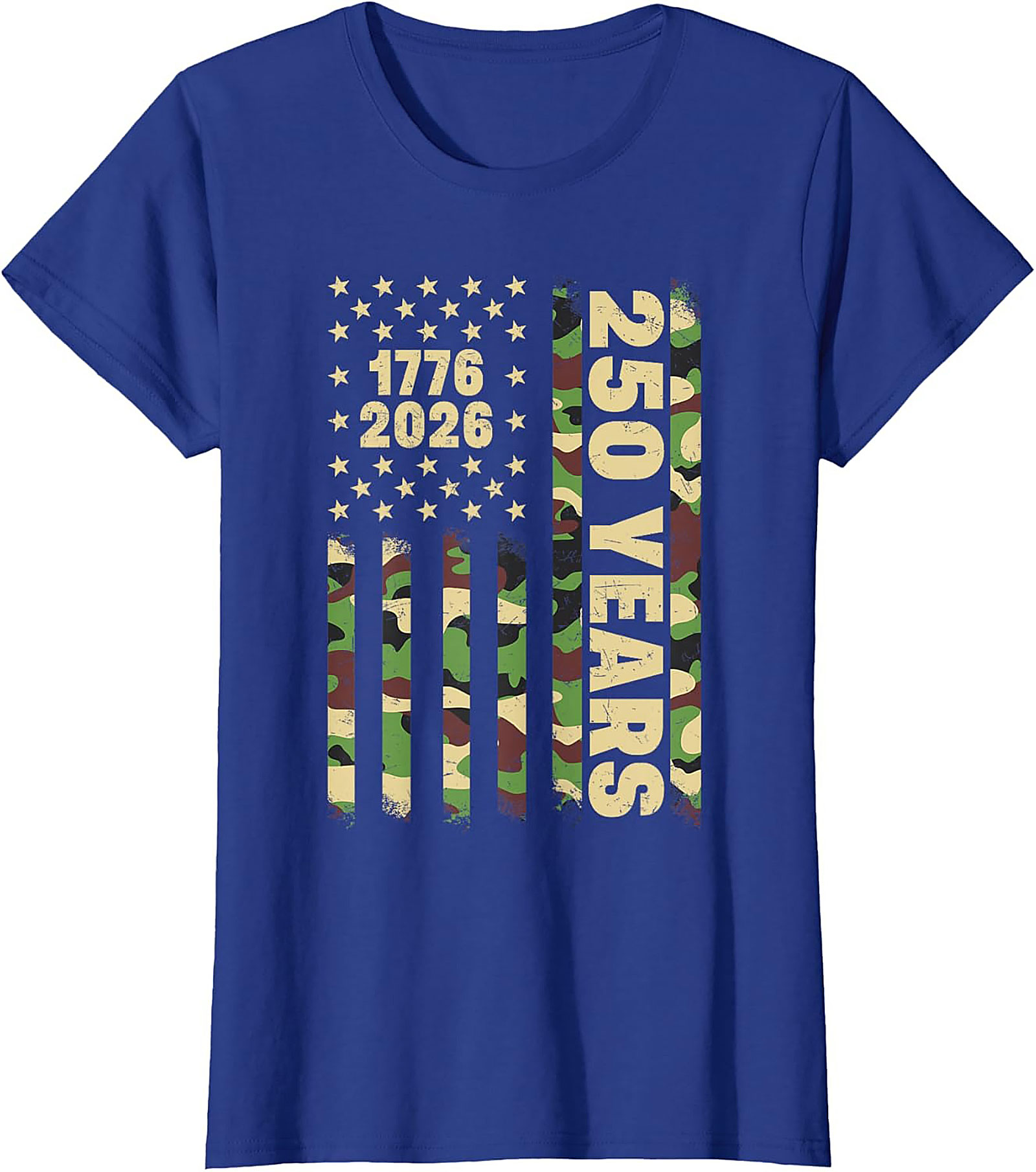 1776-2026 American Flag 250 Years Patriotic T-Shirt | USA Tee
